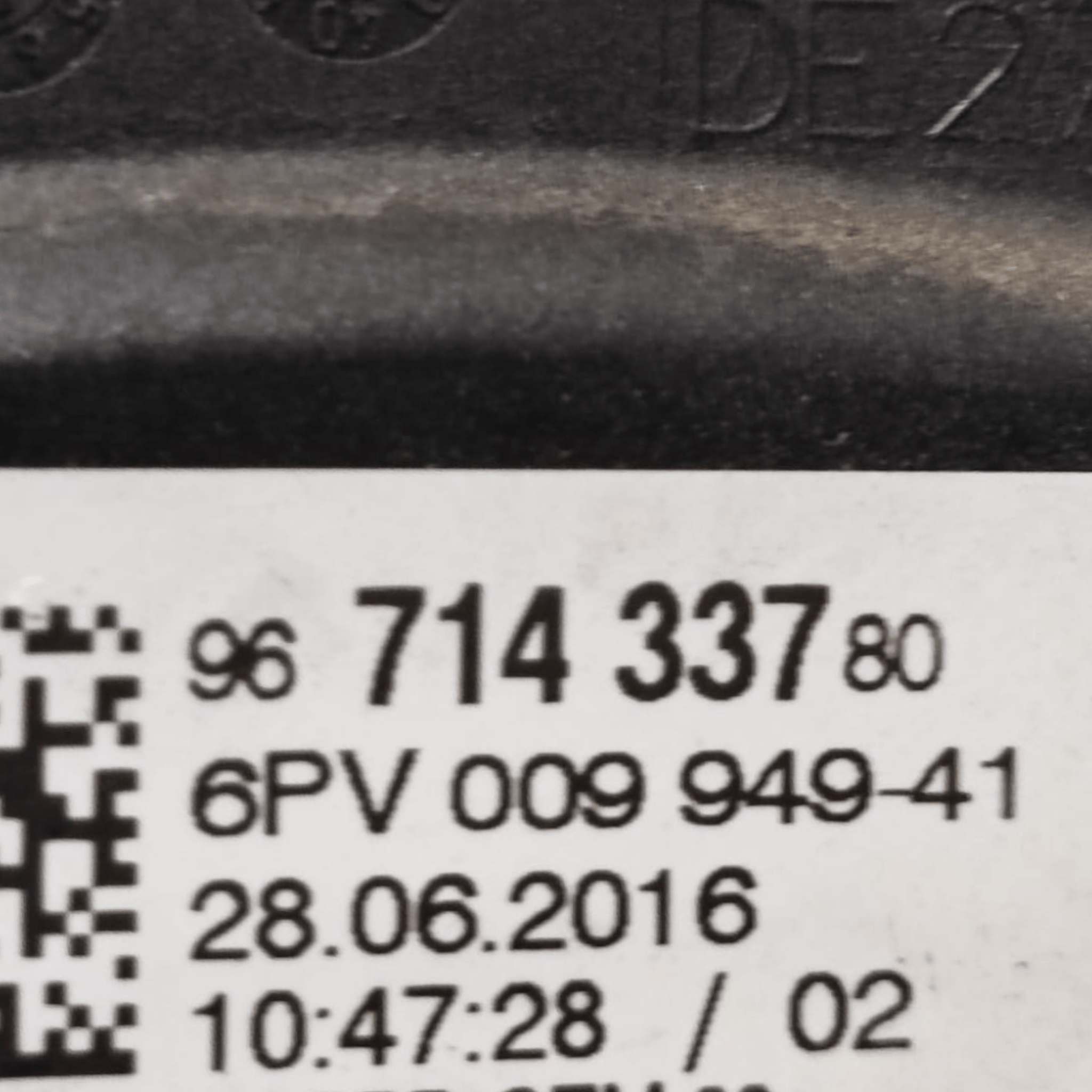 Pedaliera Cambio Manuale Peugeot 208 COD: 9671433780 (2012-2019)