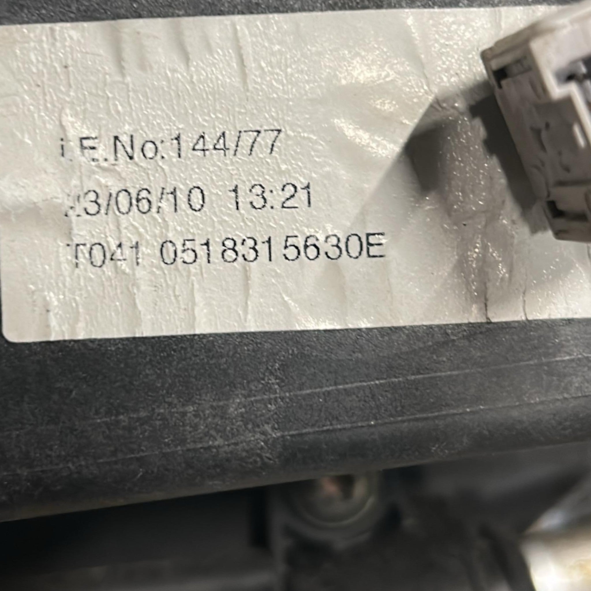 Pedaliera Completa Freno + Acceleratore + Frizione Fiat Doblo II cod.0518315630E (2009 > 2014)