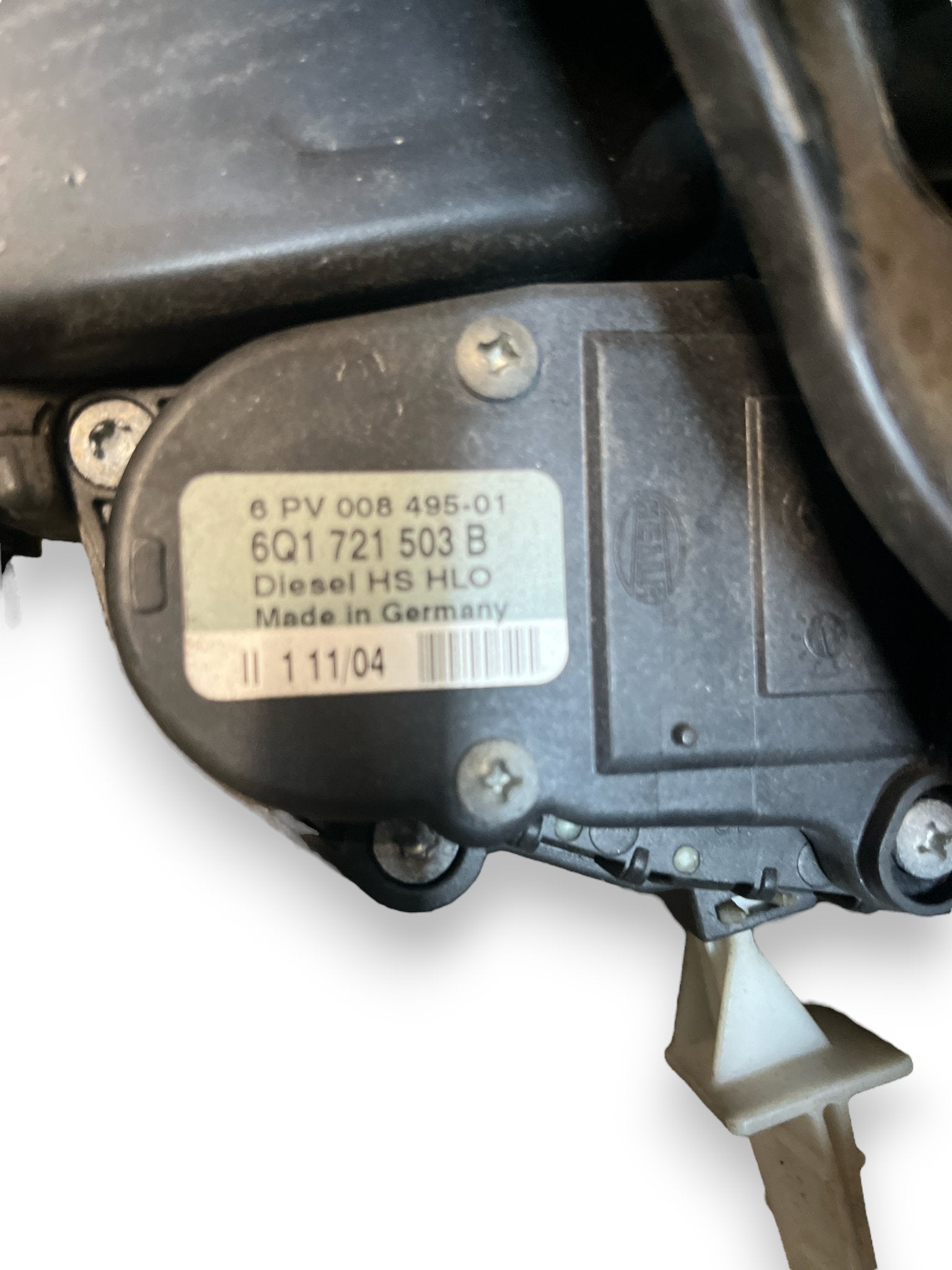 Pedaliera Pedali Freno Frizione Volkswagen Polo ( 9N - 2004 - 1.2B ) cod : 6Q1721503B