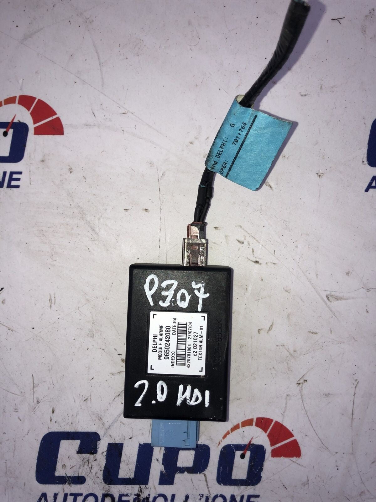 PEUGEOT 206 307 607 807 CITROEN C2 C3 C4 C5 Modulo Di Controllo Allarme Delphi E