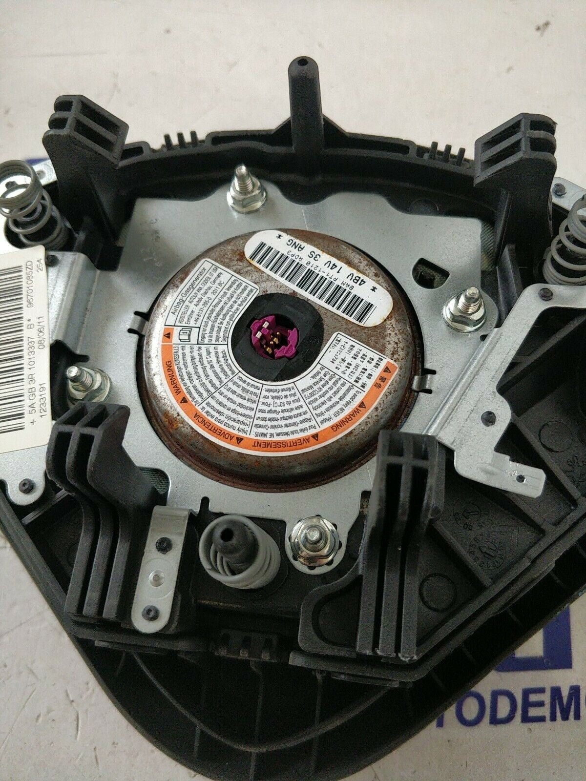 Peugeot 207  Airbag Guidatore 96701085Zd
