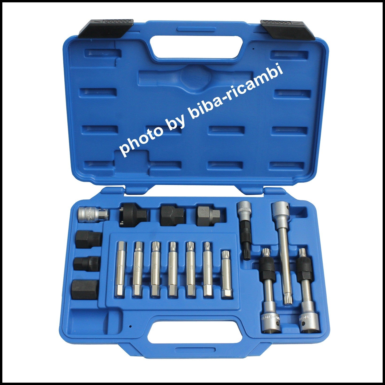 Serie Chiavi Combinate Per Alternatori &amp; Pulegge Auto 18 Pezzi Normex Germany BIBA-RICAMBI