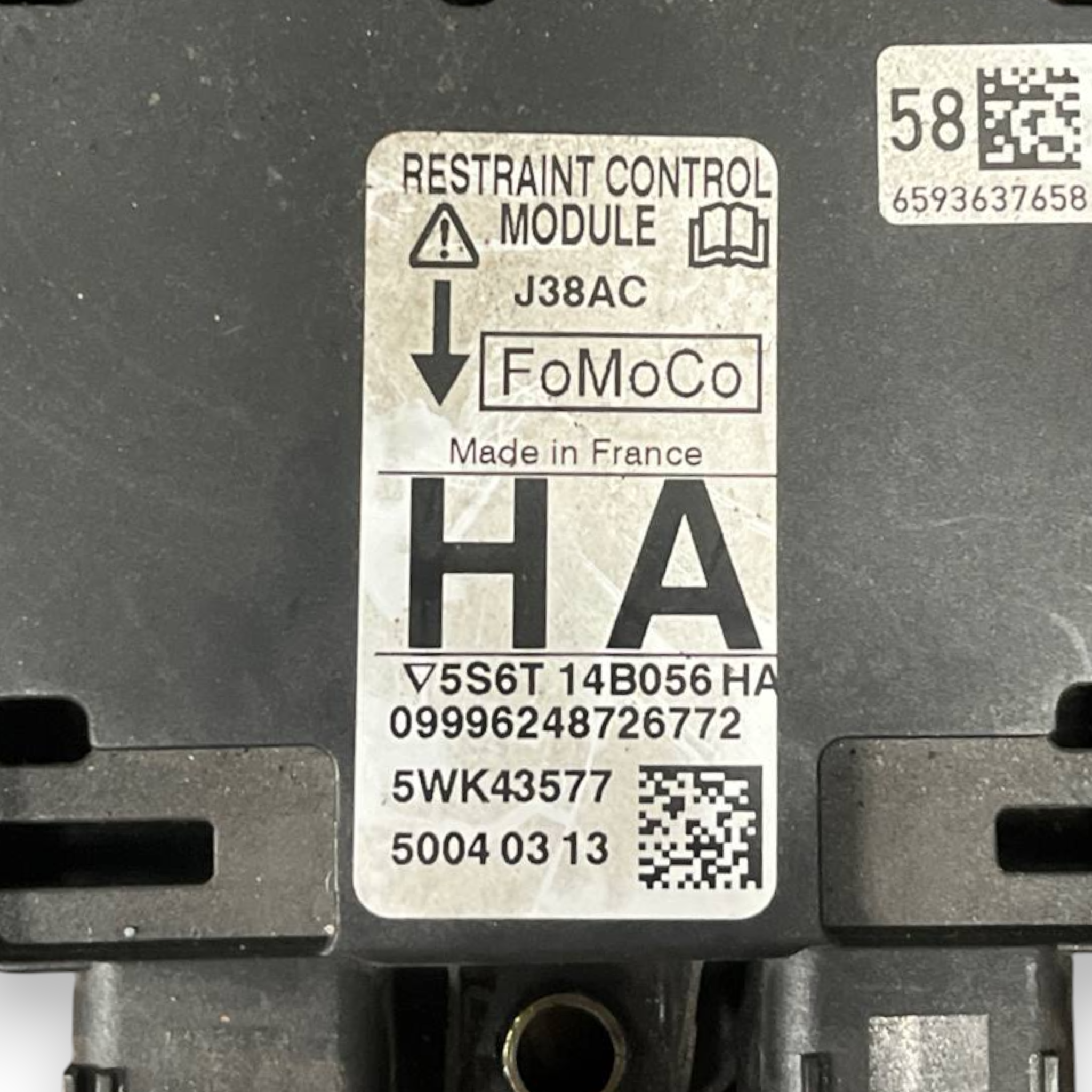 Centralina Airbag Ford Fiesta V (2002 al 2008) cod: 5WK43577