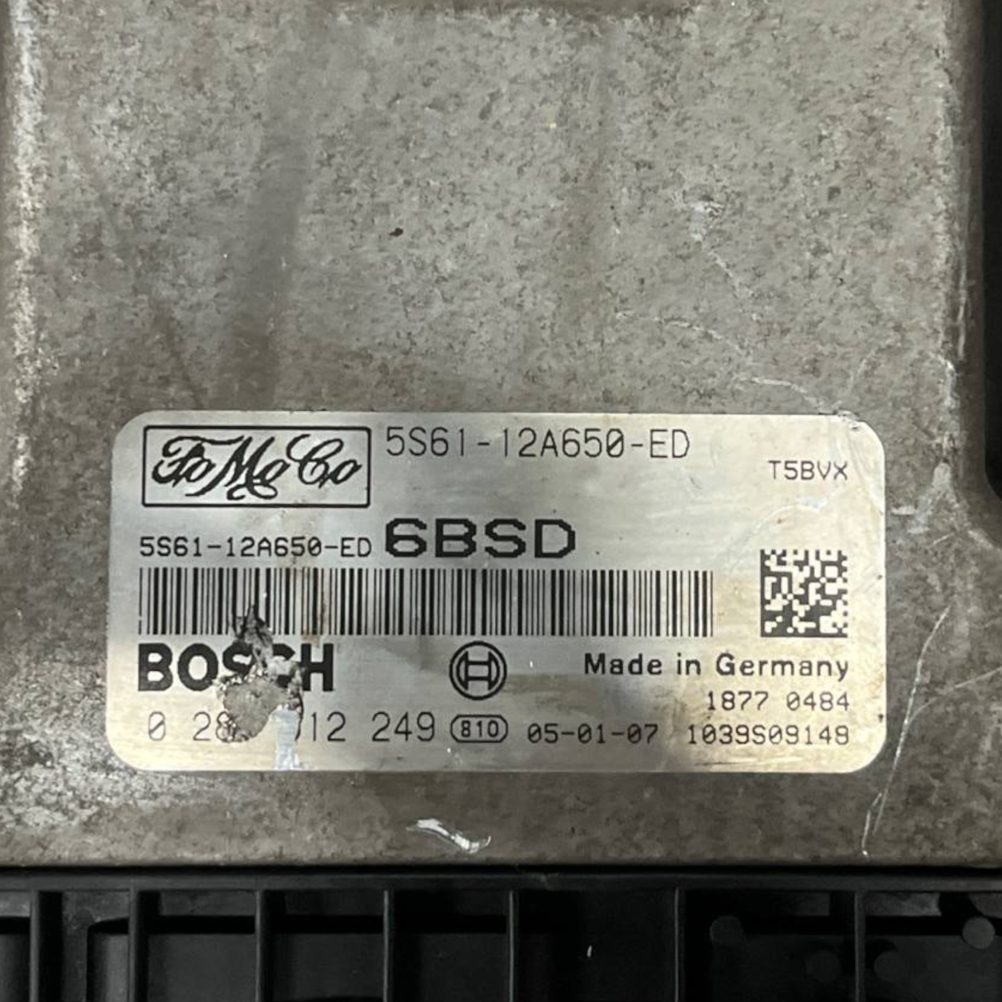 Centralina Ecu Motore Ford Fiesta V 1.6 Diesel (2002 al al 2007) cod: 5S61-12A650-ED - BIBA-RICAMBI