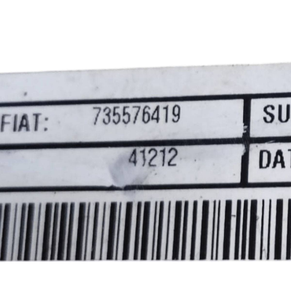 Piantone / canna sterzo + city fiat 500 1.2 benzina cod: 735576419 (2015-)