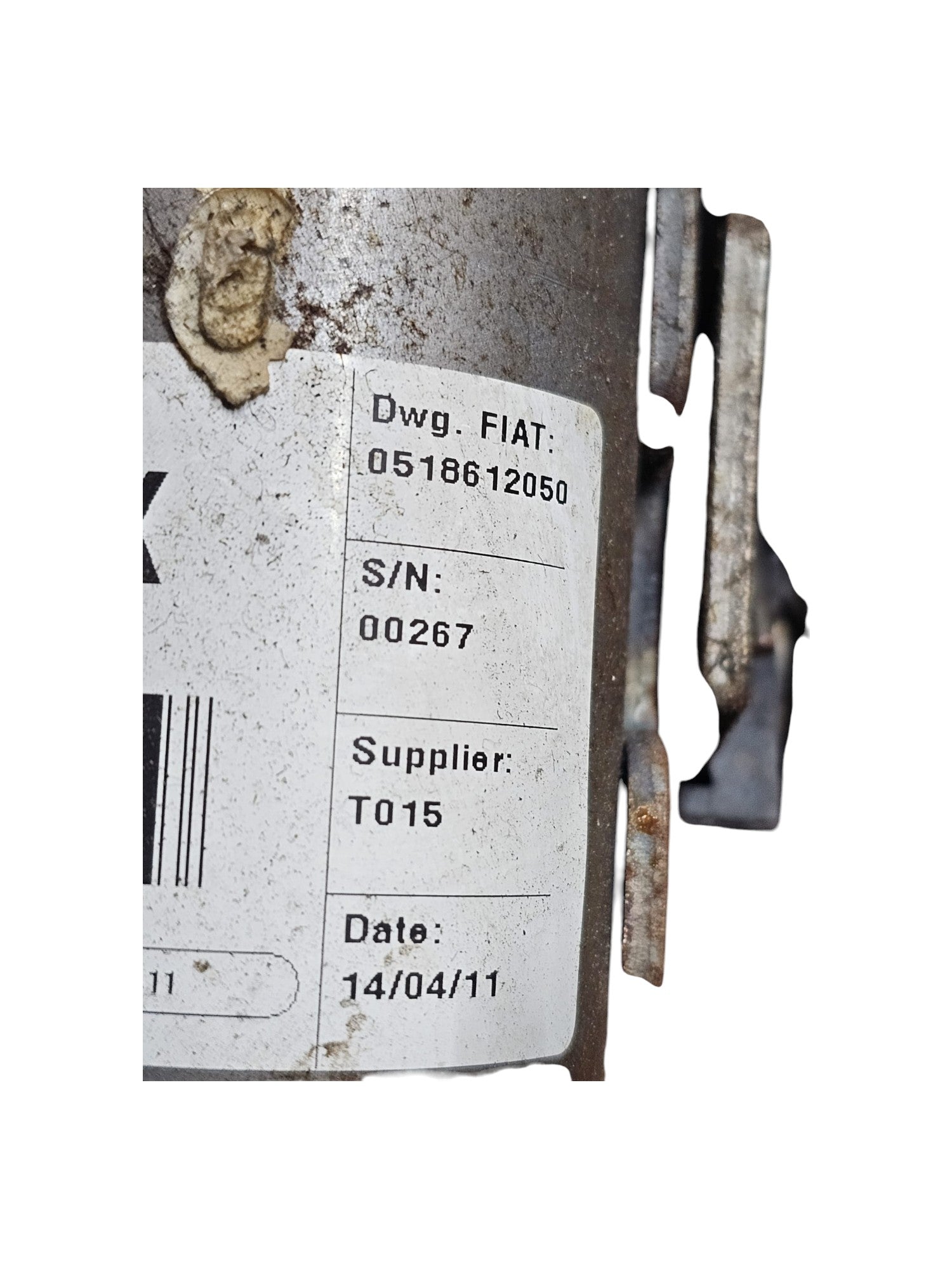 Piantone /Canna Sterzo Fiat Doblò II 1.6 Diesel Cod:0518612050 (2009-2022)
