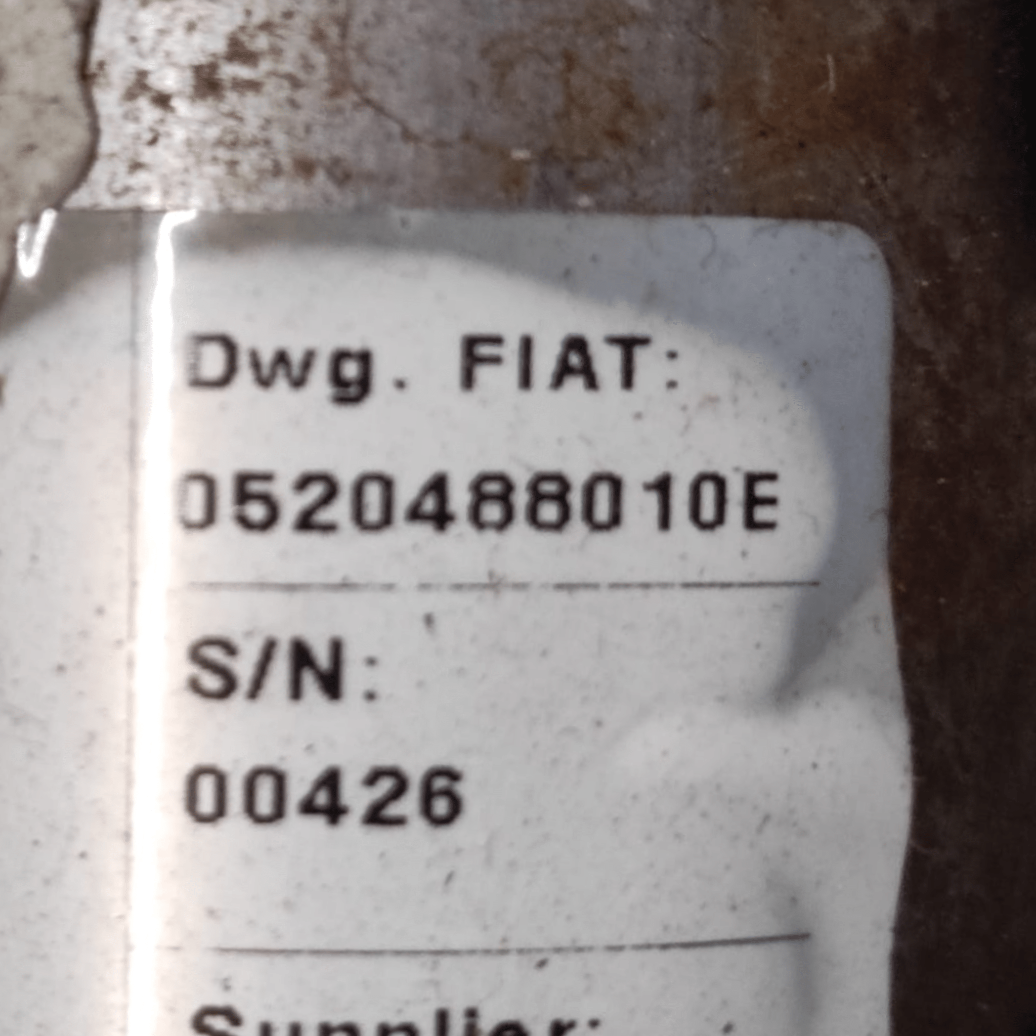 Piantone / Canna Sterzo Fiat Qubo 1.3 Diesel COD: 0520488010E (2008-2019)