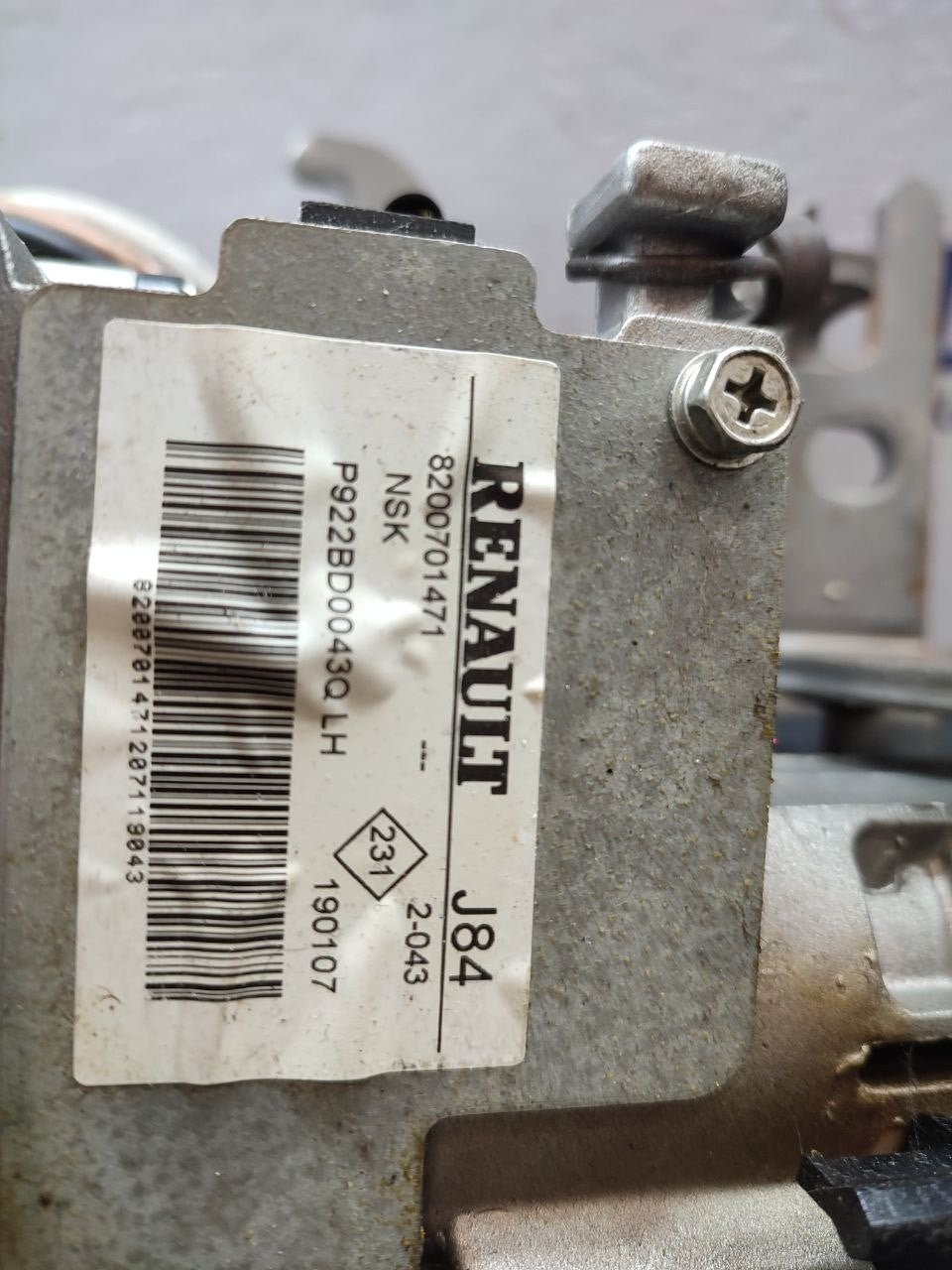 Piantone di sterzo Renault Scenic II cod 8200701471