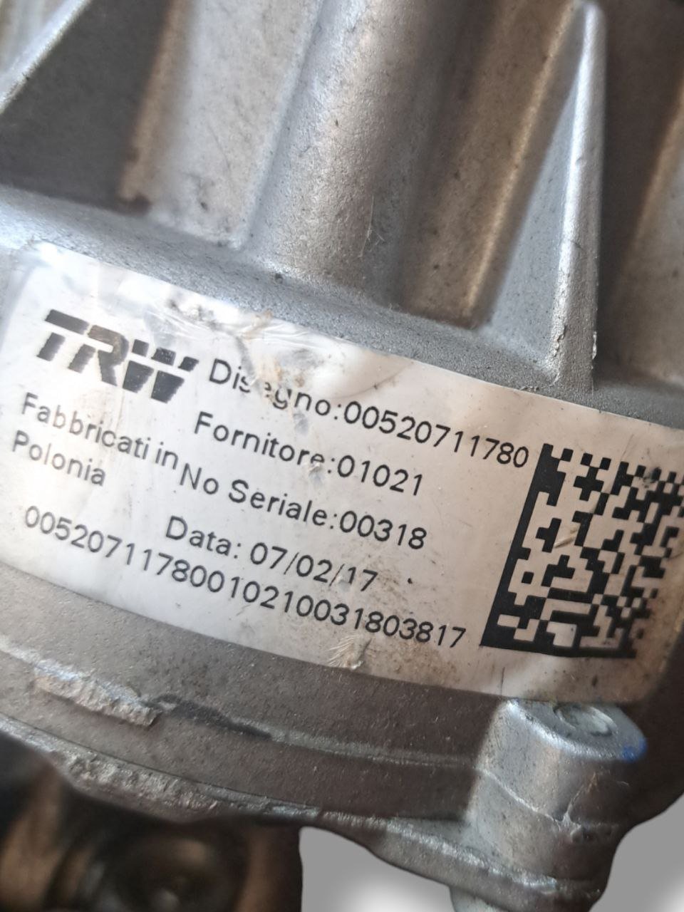 Piantone Sterzo Fiat 500L 1.3 Mjt (2012>) COD:52071178