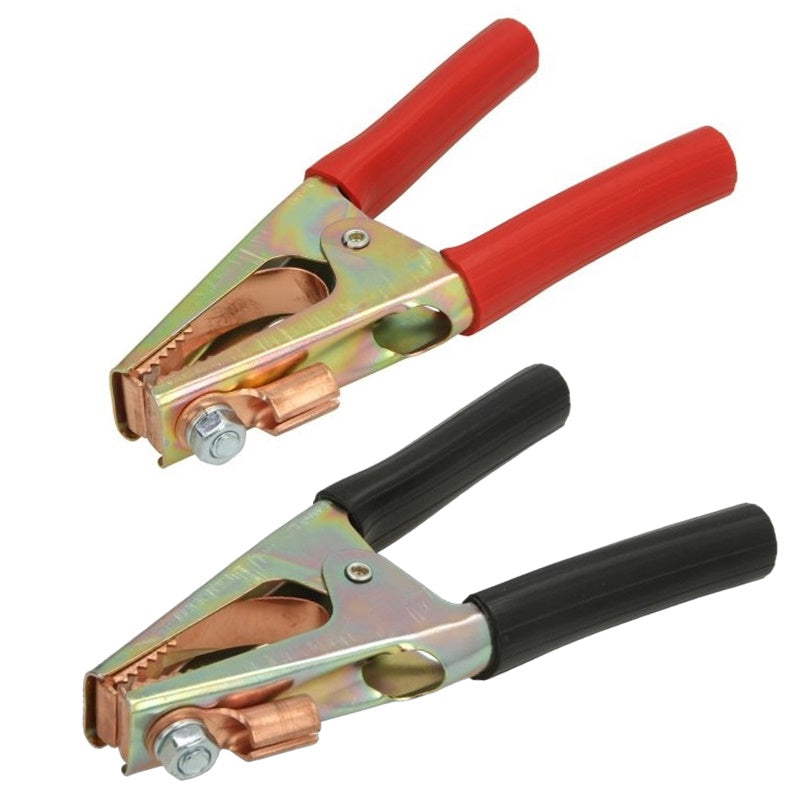 Kit 2 Pinze Rinforzate Per Cavi Batteria Uso Professionale 400 AH BIBA-RICAMBI