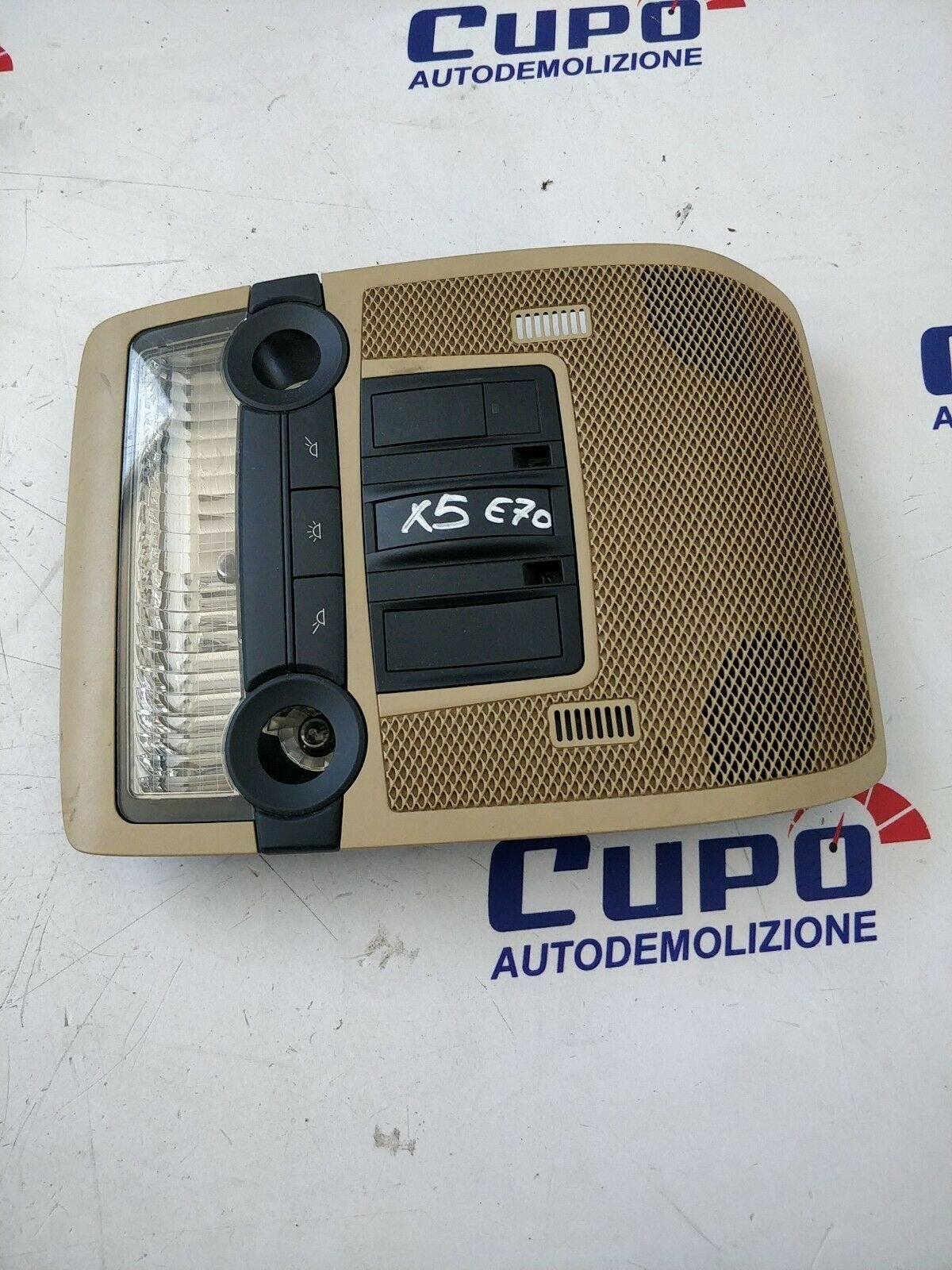Plafoniera Anteriore Bmw X5 E70 Beige Chiaro 6131-9166574