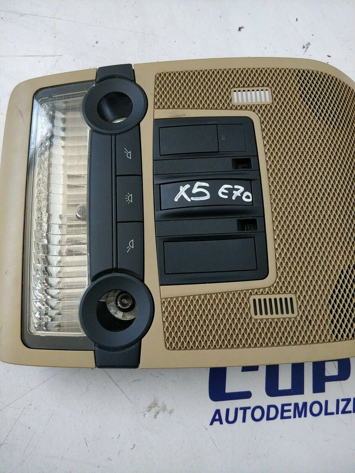 Plafoniera Anteriore Bmw X5 E70 Beige Chiaro 6131-9166574