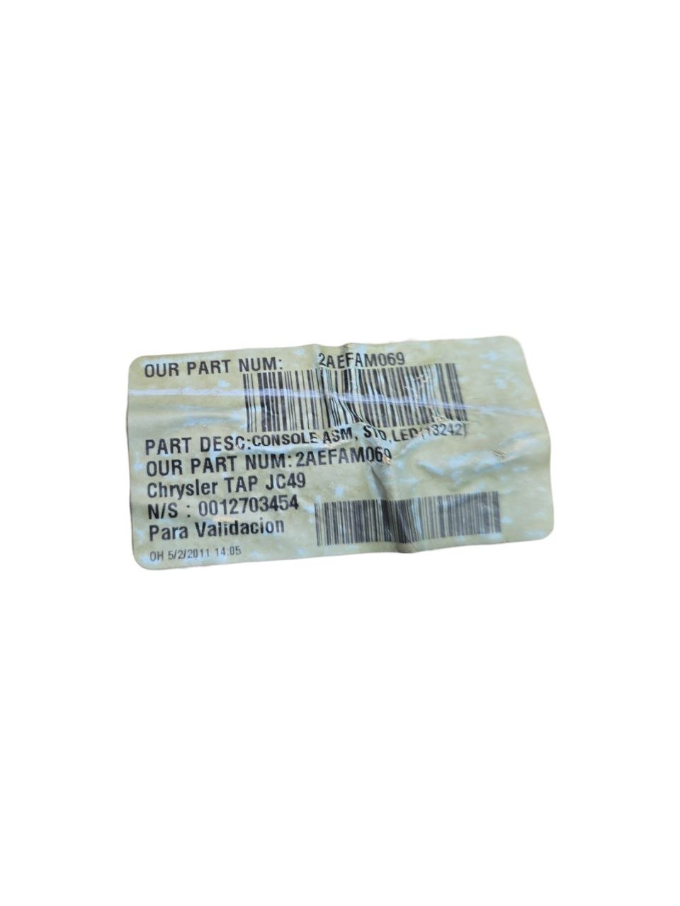 Plafoniera Fiat Freemont ( 2011 - 2015 ) Cod : 2AEFAM069