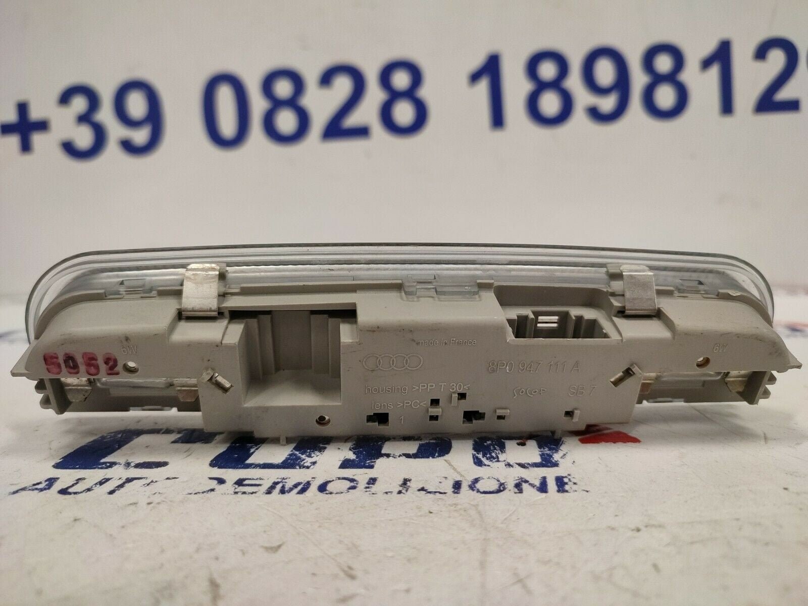 Plafoniera Luce Interna Audi A3 8P 2009 2.0 Tdi 125 Kw 8P094711A
