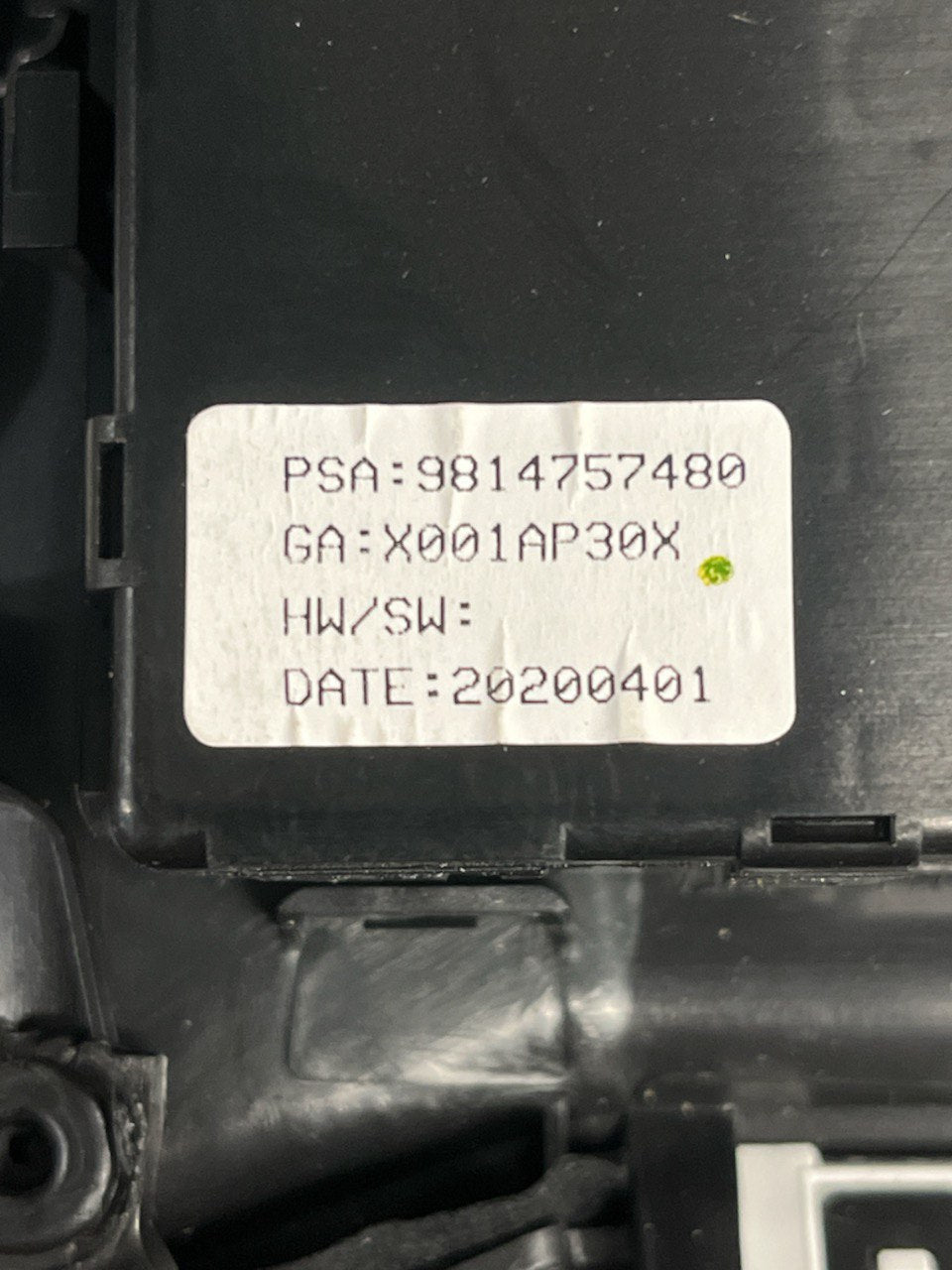 Plafoniera Luce Interna Led Peugeot 2008 (2019>) cod: 9814757480