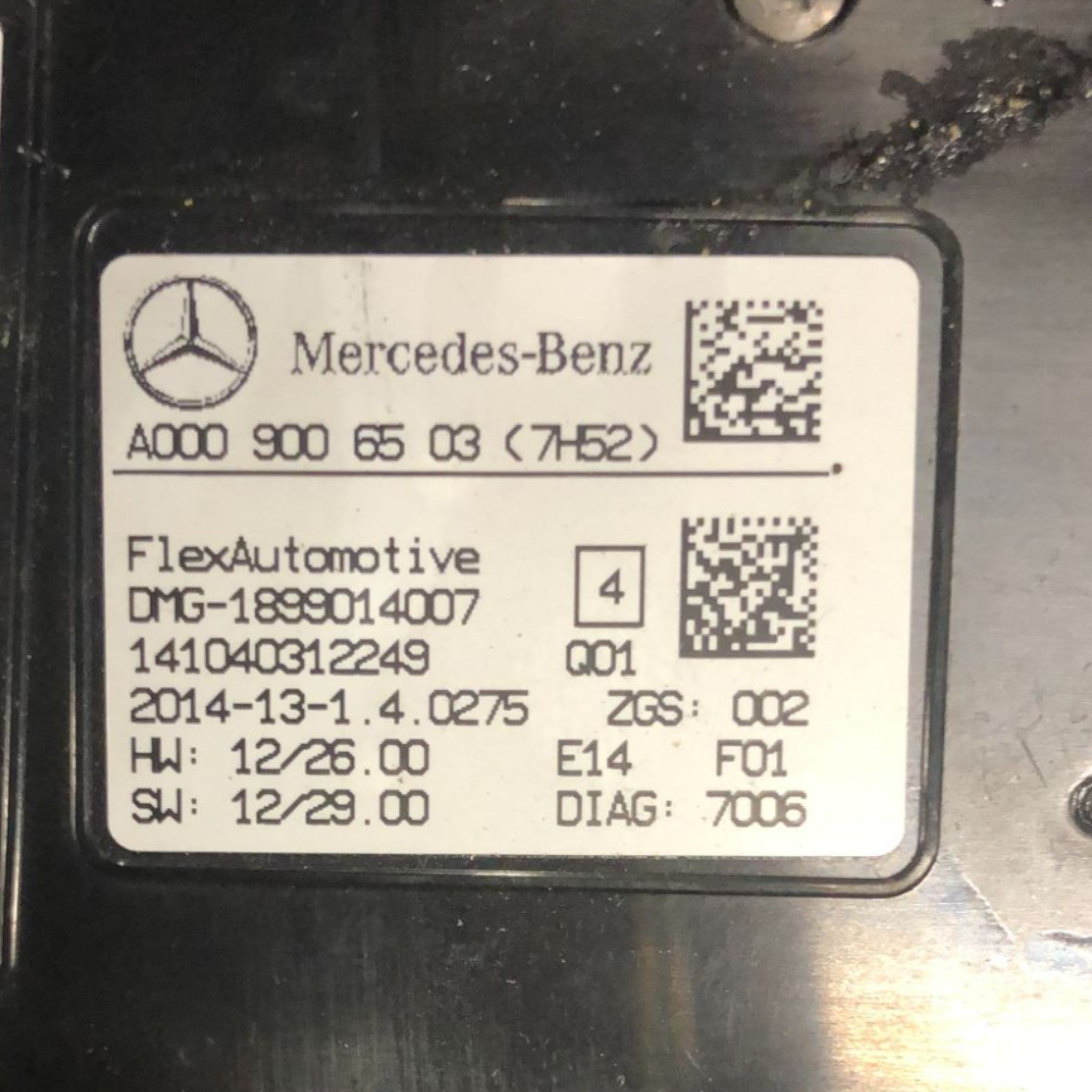 Plafoniera Luce Interna Mercedes Benz Classe B (2011 >2018) cod:A0009006503
