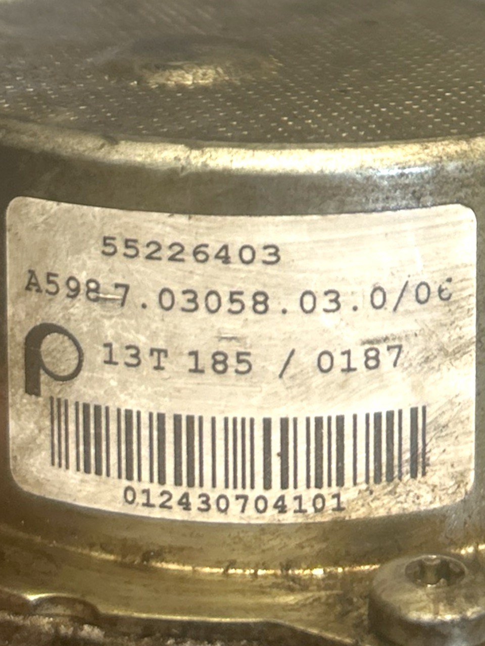 Pompa A Vuoto / Depressore Fiat Panda (312) 0.9 Benzina (2012 > ) cod.55226403
