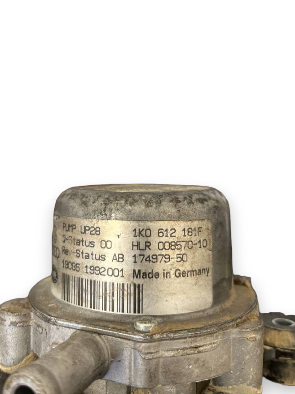 Pompa a Vuoto / Depressore Volkswagen Up / Volkswagen Polo VI / Audi A3 / Audi A1 / Skoda Fabia / Seat Ibiza / Volkswagen Golf VII / Volkswagen T-Roc 1.0 Benzina (2011 al 2020) cod:  1K0612181F