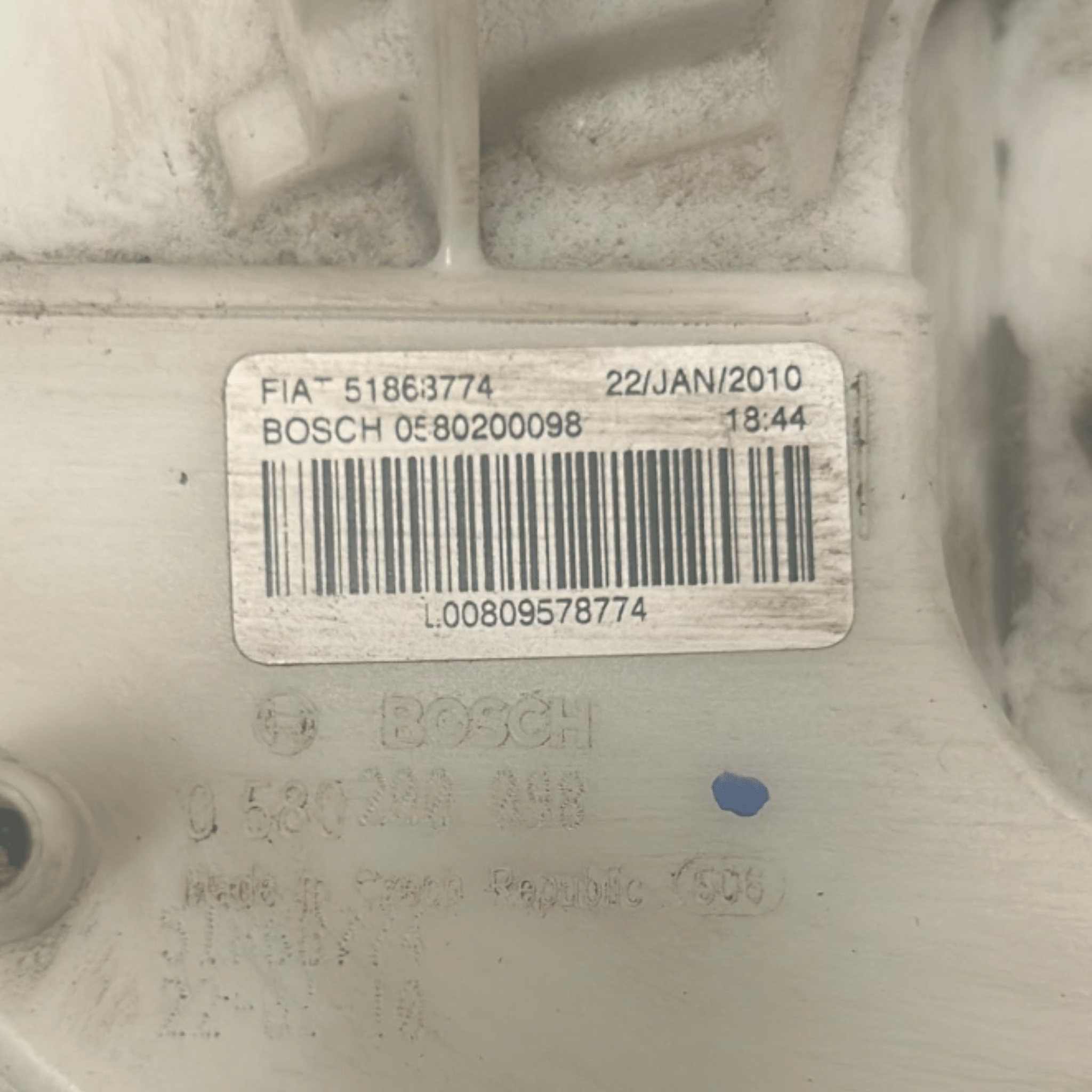 Pompa Carburante / Galleggiante Fiat Punto EVO cod.51868774 1.4 Benzina (2012 > ) cod.0580200098