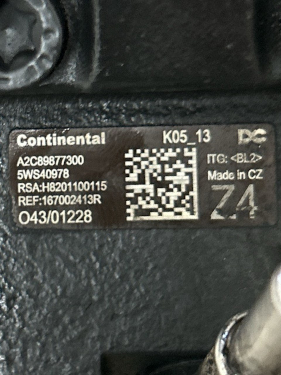 Pompa Gasolio (CONTINENTAL) Mercedes Classe A (W176) 1.5 Diesel (2012 > 2018) cod.A2C89877300