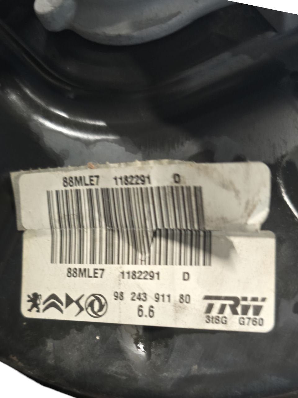 Pompa Servo Freno Peugeot 2008 1.5 Diesel ( 2018 > ) Cod : 88MLE7