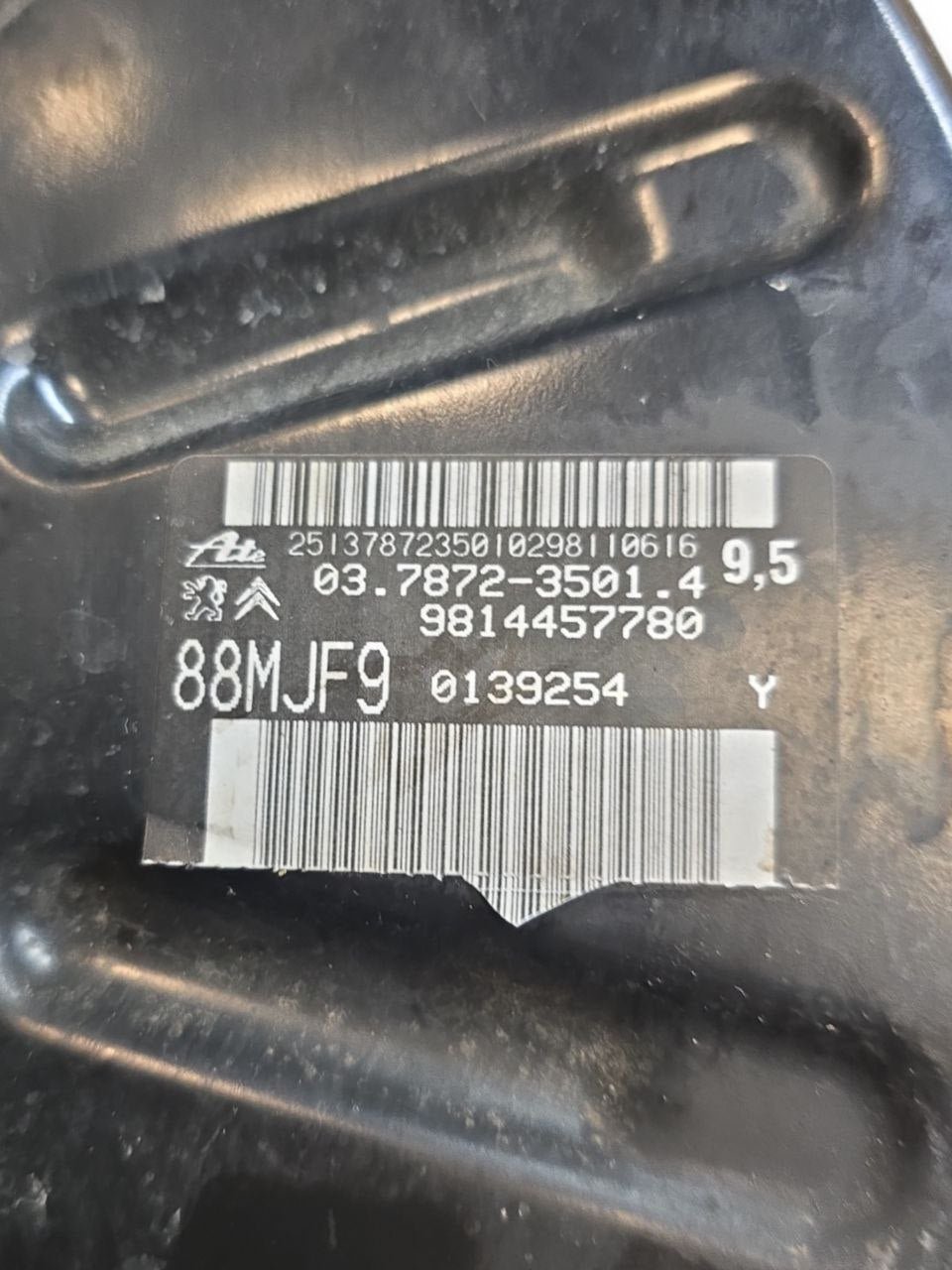 POMPA SERVOFRENO CITROEN C4 PICASSO 1.6 DIESEL (2013-2022) Cod : 9814457780