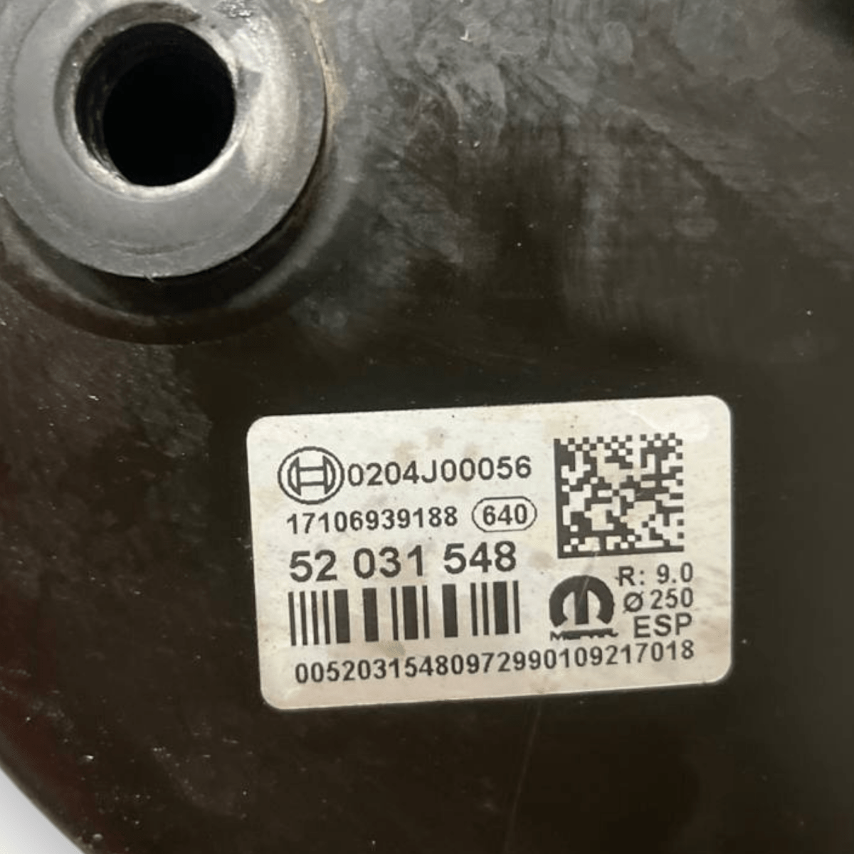 Pompa Servofreno Fiat 500X 1.4 Benzina (2014 -) cod: 52031548
