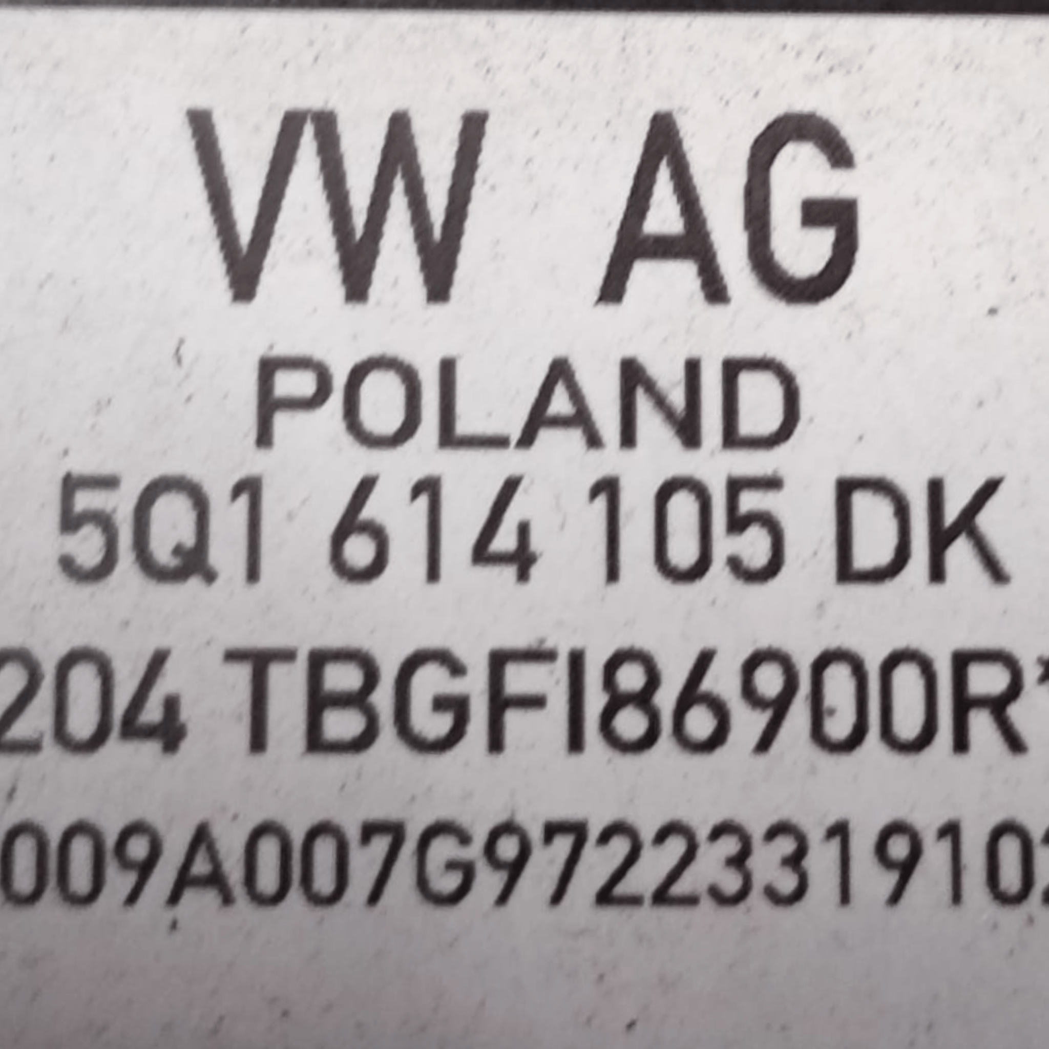 Pompa Servofreno Volkswagen Golf VII 1.6 Diesel COD: 5Q1614105DK (2012-2021)