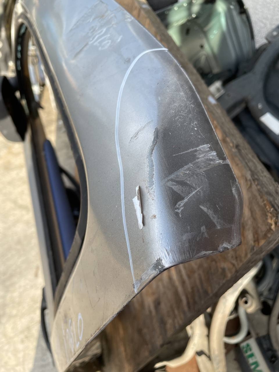 porta portiera anteriore sinistra fiat doblo 2000 2009 grigia