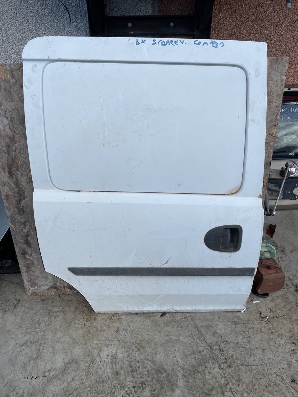 Porta portiera scorrevole laterale opel combo Bianca