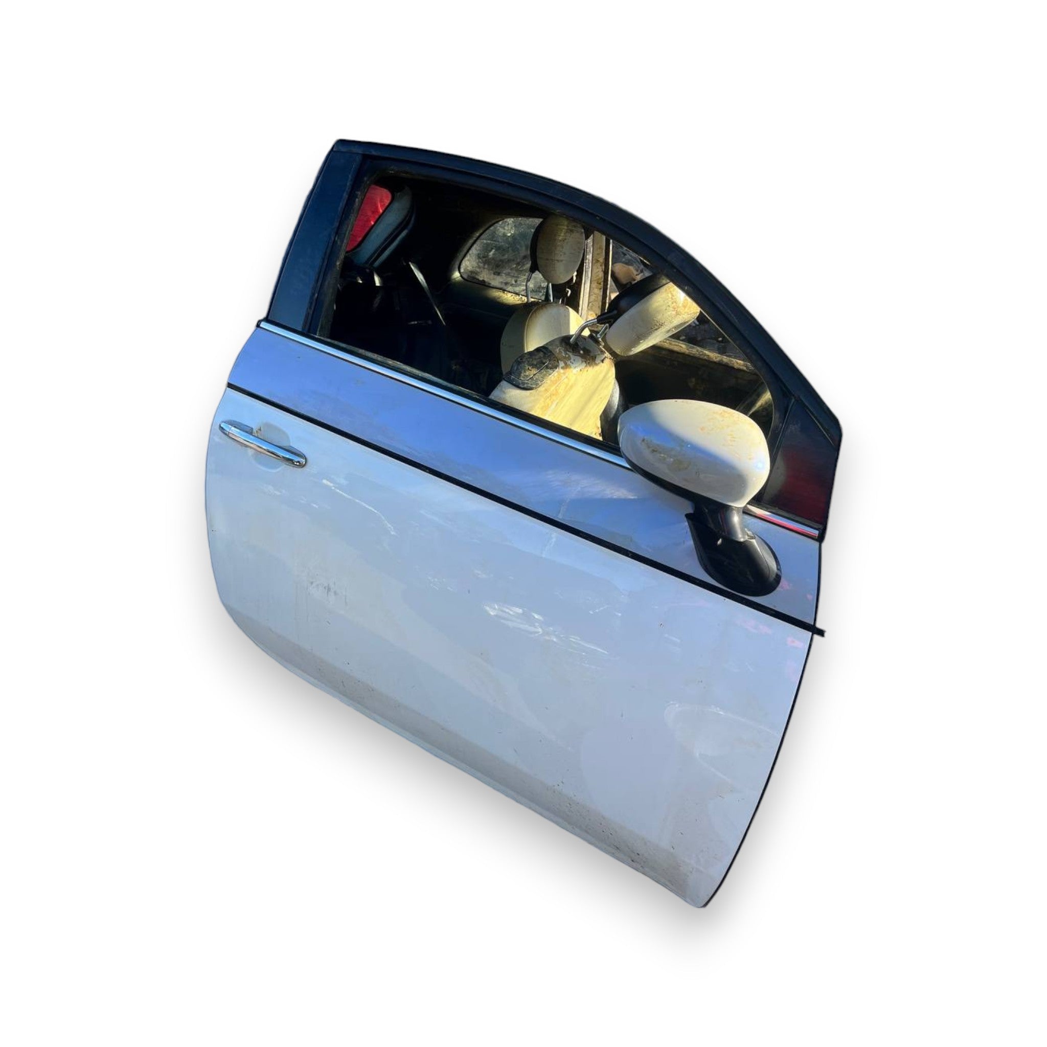 Porta / Portiera / Sportello anteriore destra (dx) Fiat 500 3 Porte (2007>) Bianca