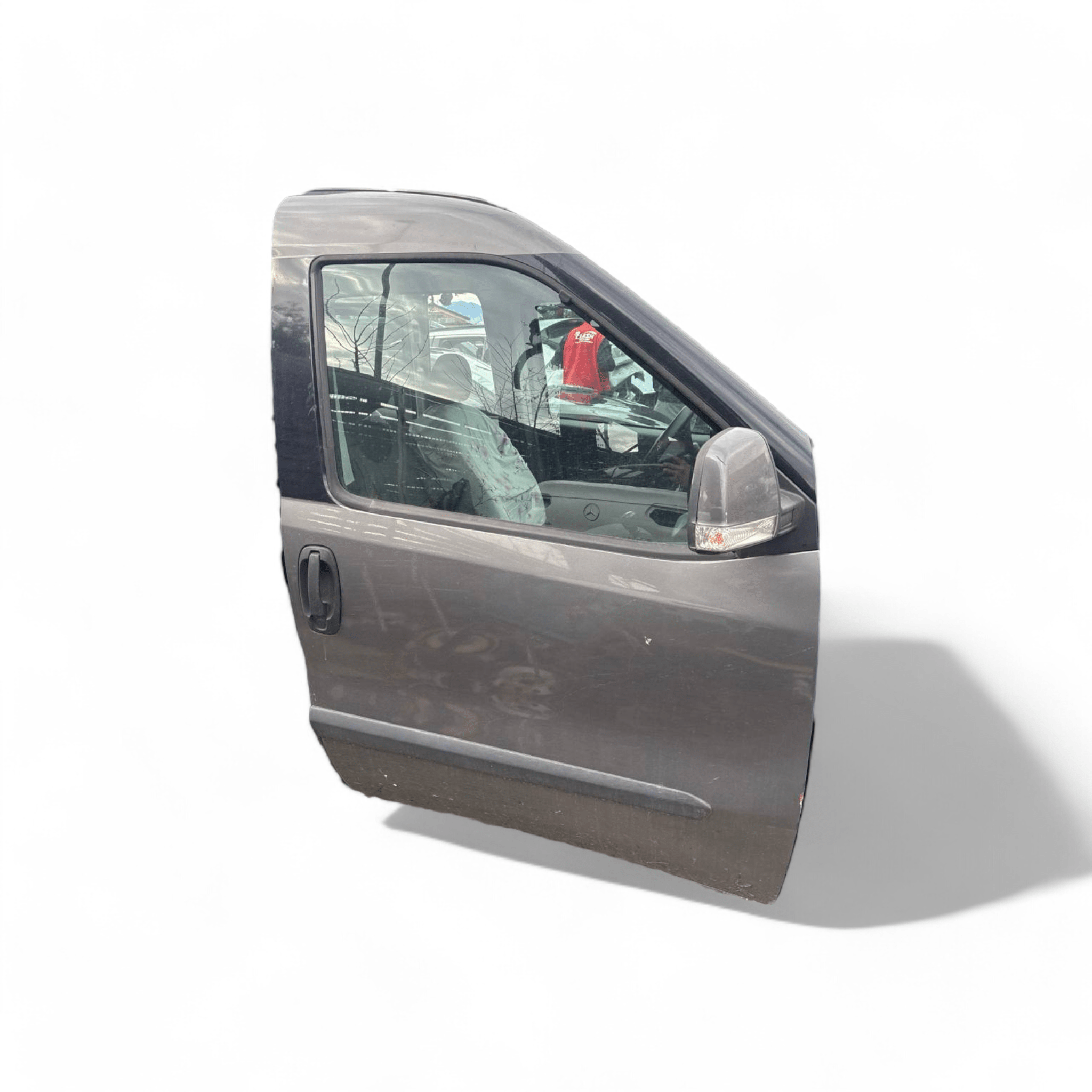 Porta / portiera / sportello anteriore destro grigio Fiat Doblò (2009-2022)