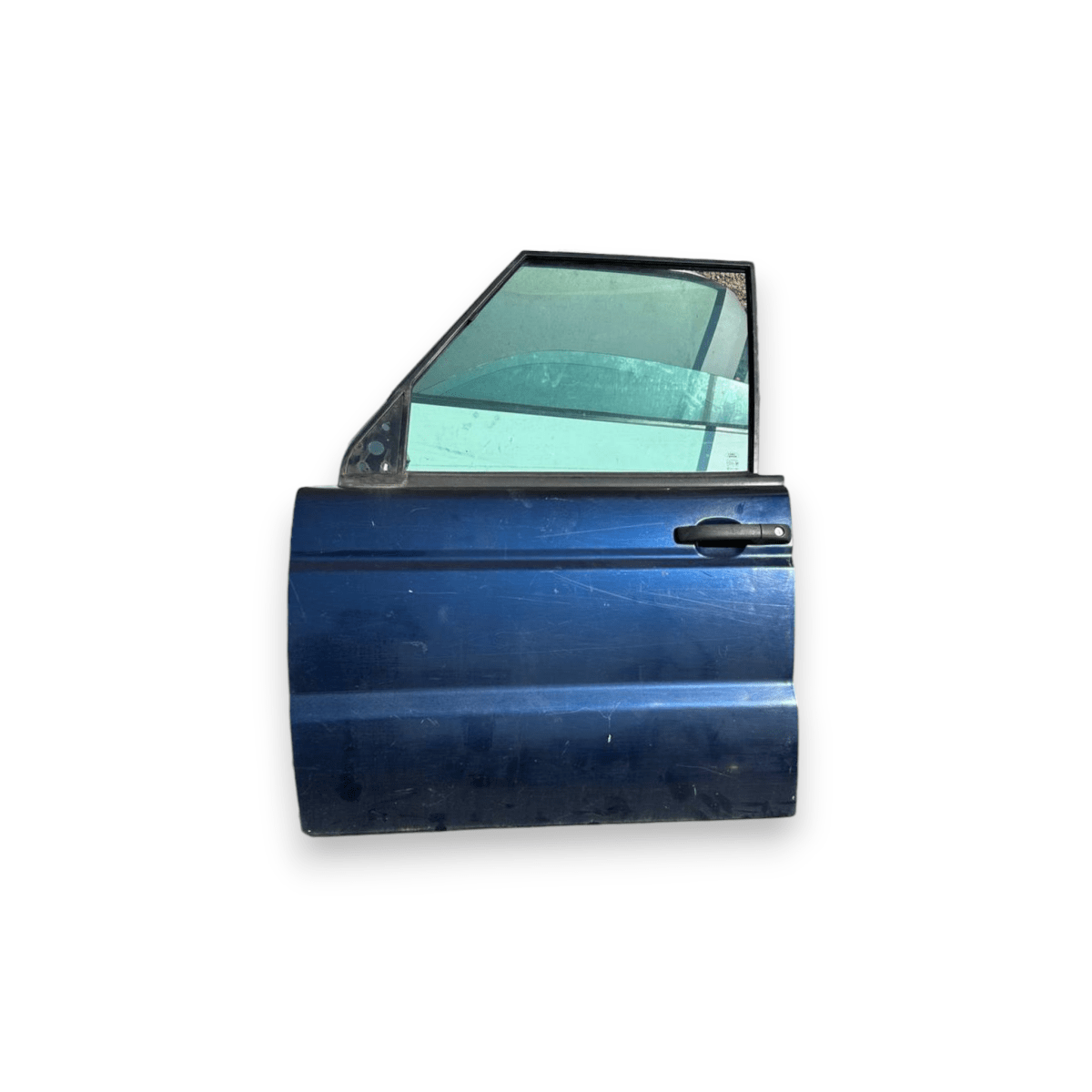Porta / Portiera / Sportello anteriore sinistra (sx) Blu Land Rover Discovery II Td5 (1998 al 2005)