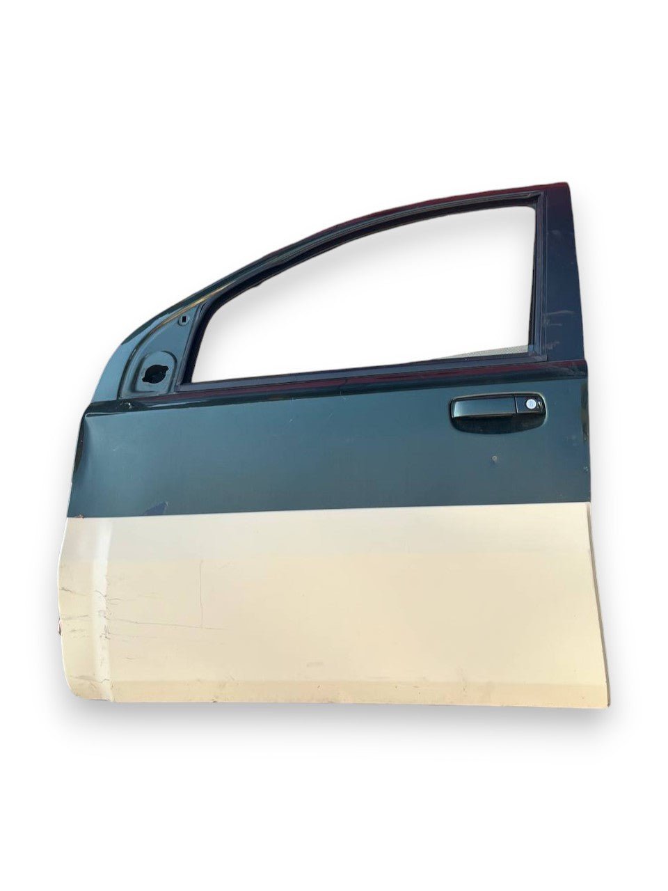 Porta / Portiera / Sportello anteriore sinistra (sx) Verde Ranger Fiat Panda 169 Cross (2009)