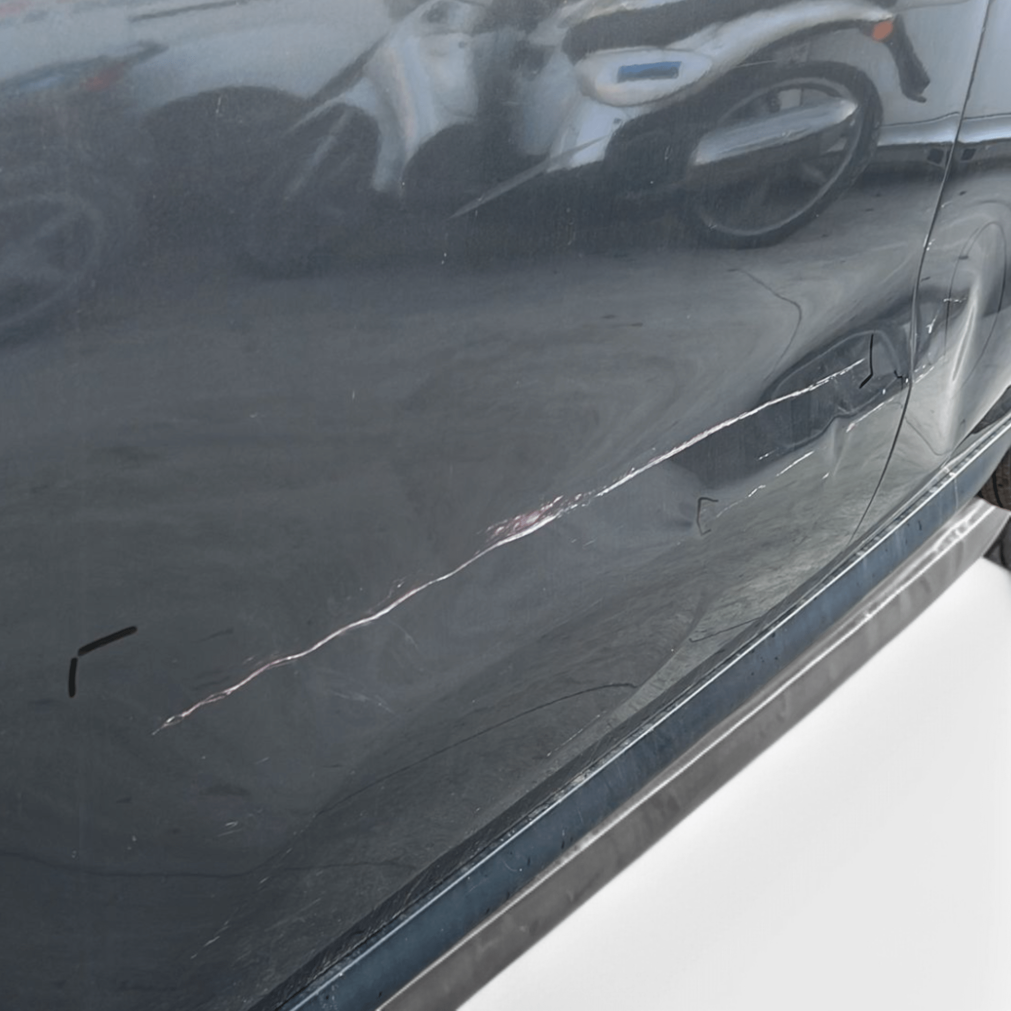 Porta / portiera / sportello anteriore sinistro grigio Citroen C3 Aircross (2017->)