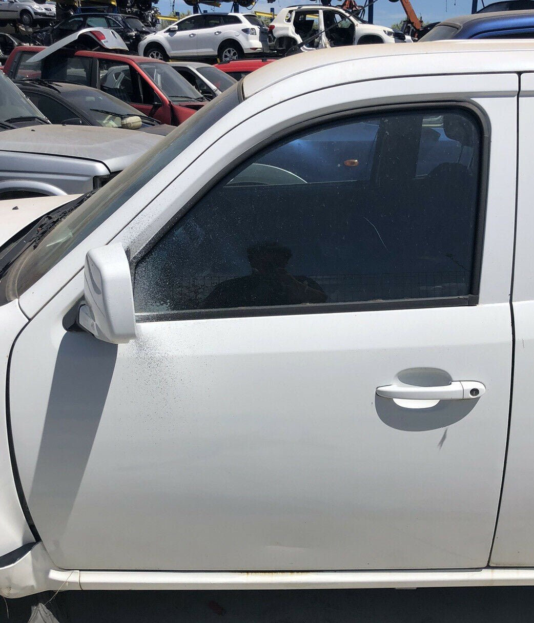 Porta Portiera Sportello anteriore SX  Tata Xenon 2007/2008 Bianco