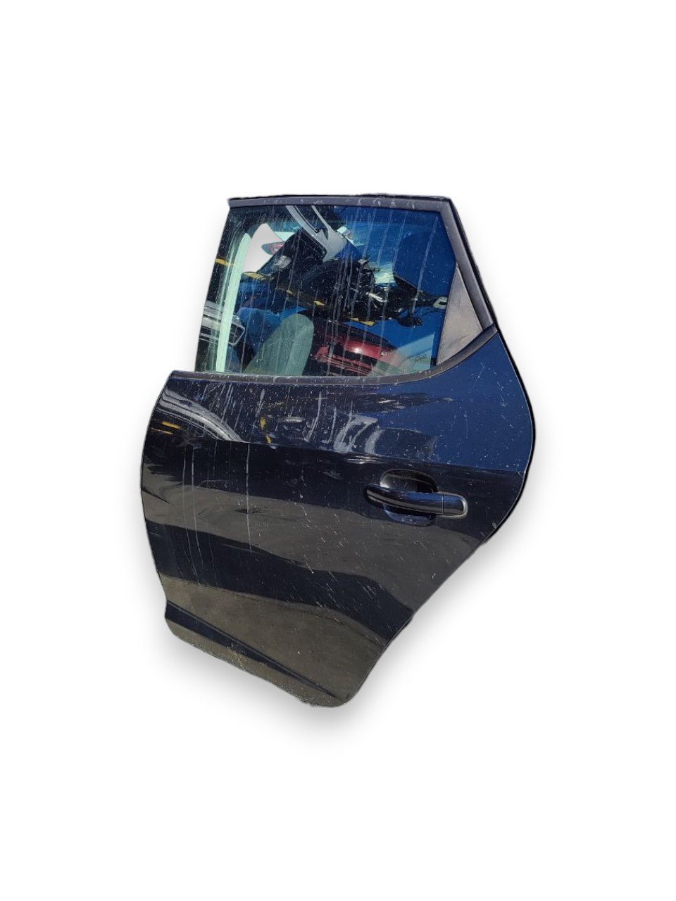 Porta / Portiera / Sportello posteriore sinistra (sx) Grigia Seat Ibiza (2009)
