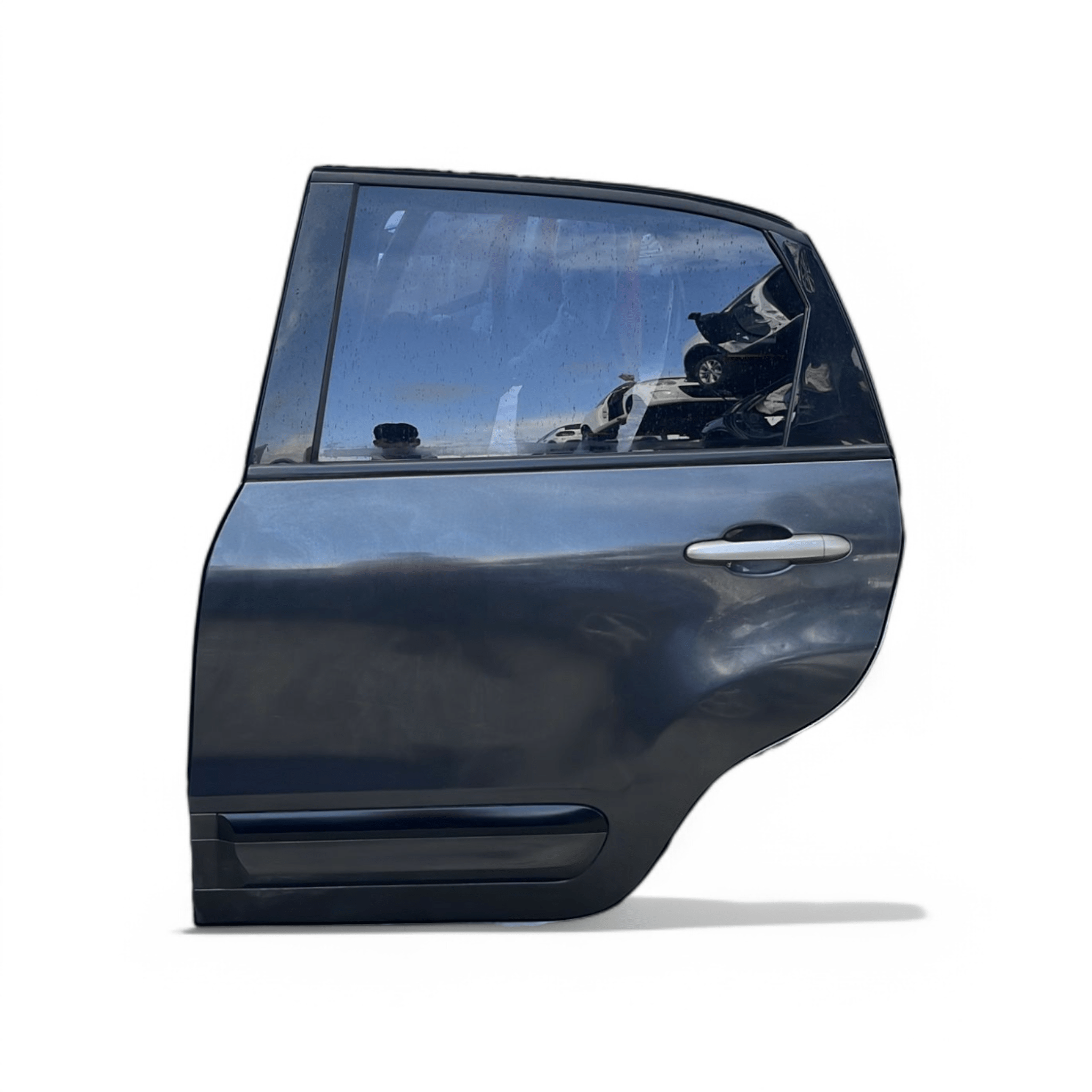 Porta / portiera / sportello posteriore sinistro grigio Fiat 500L (2012-2022)