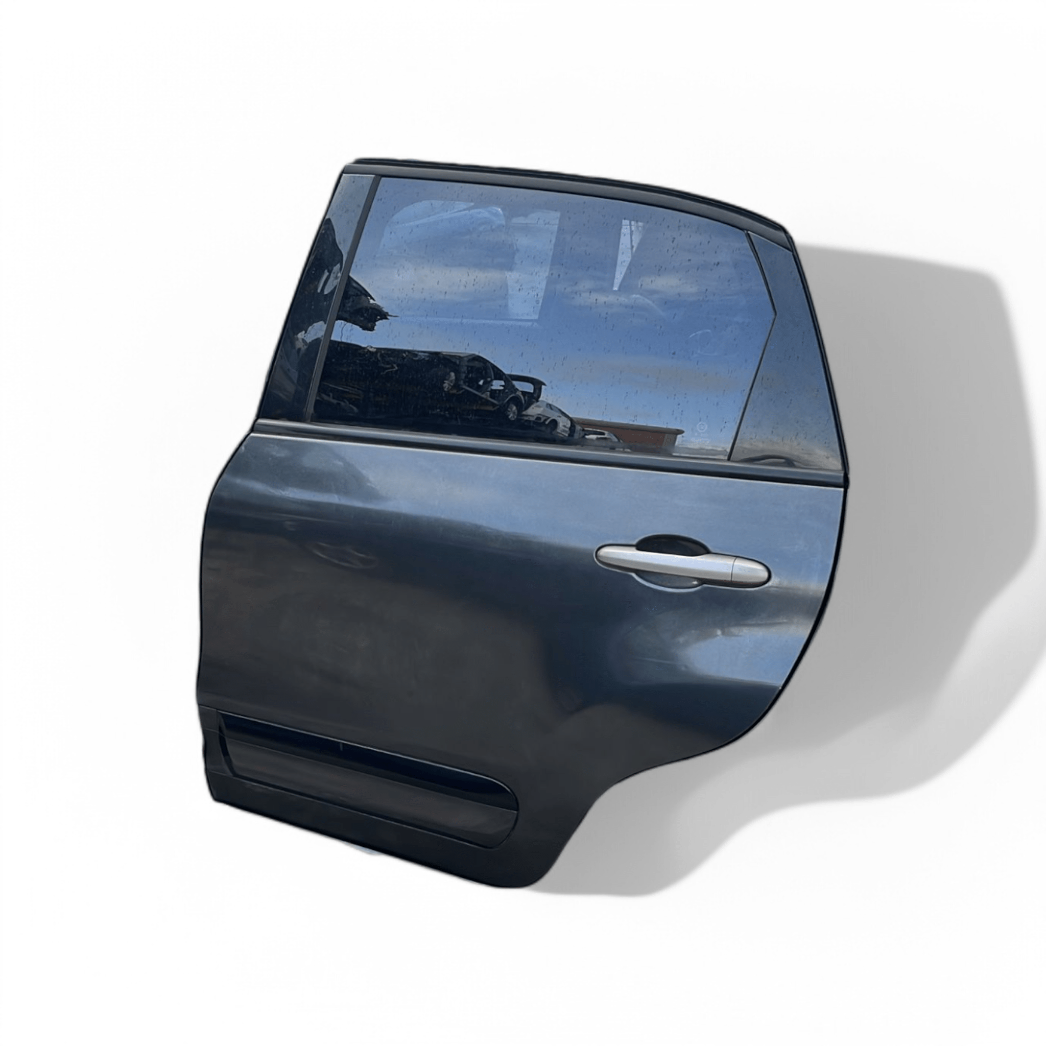 Porta / portiera / sportello posteriore sinistro grigio Fiat 500L (2012-2022)