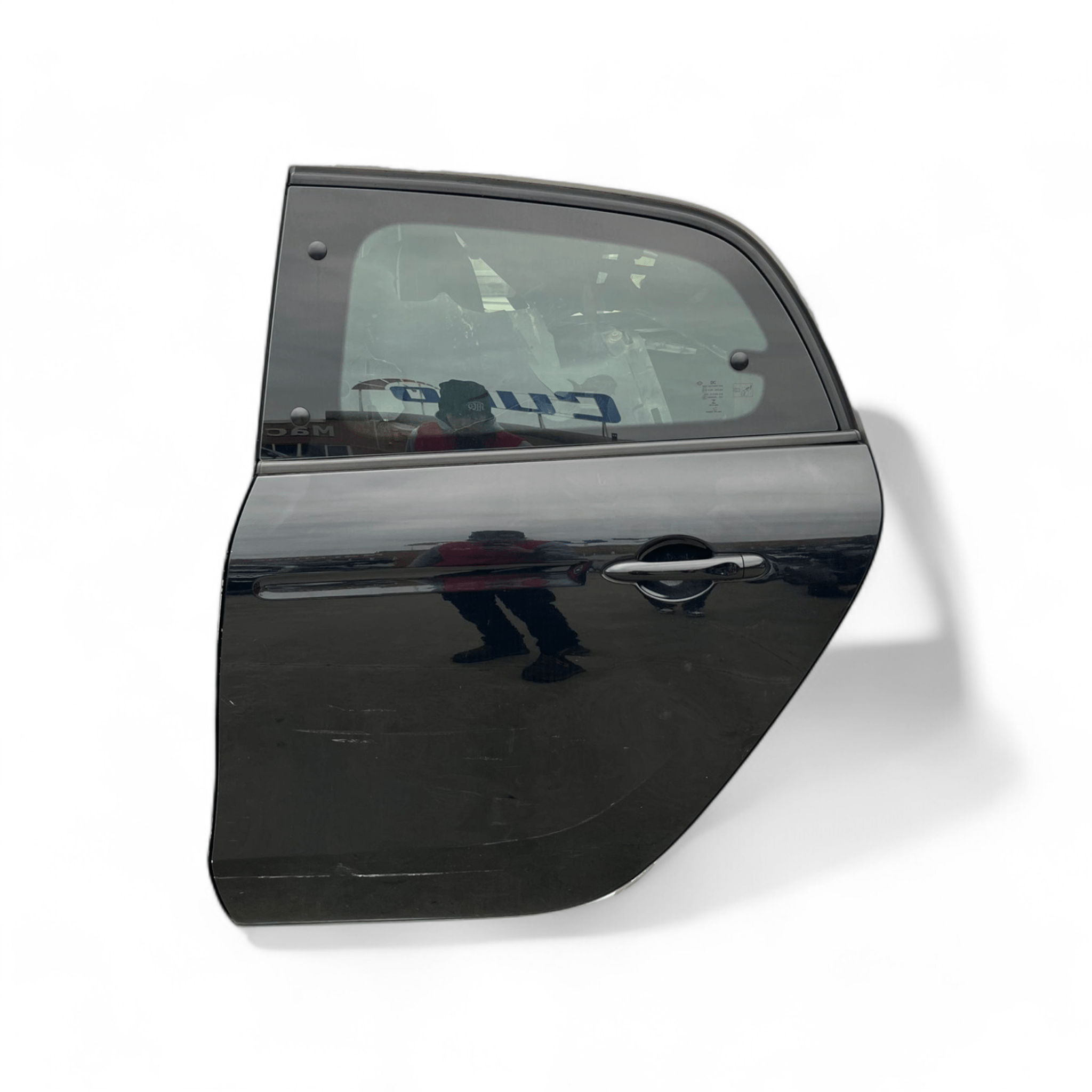 Porta / portiera / sportello posteriore sinistro nero Smart Forfour W453 (2014-2021)