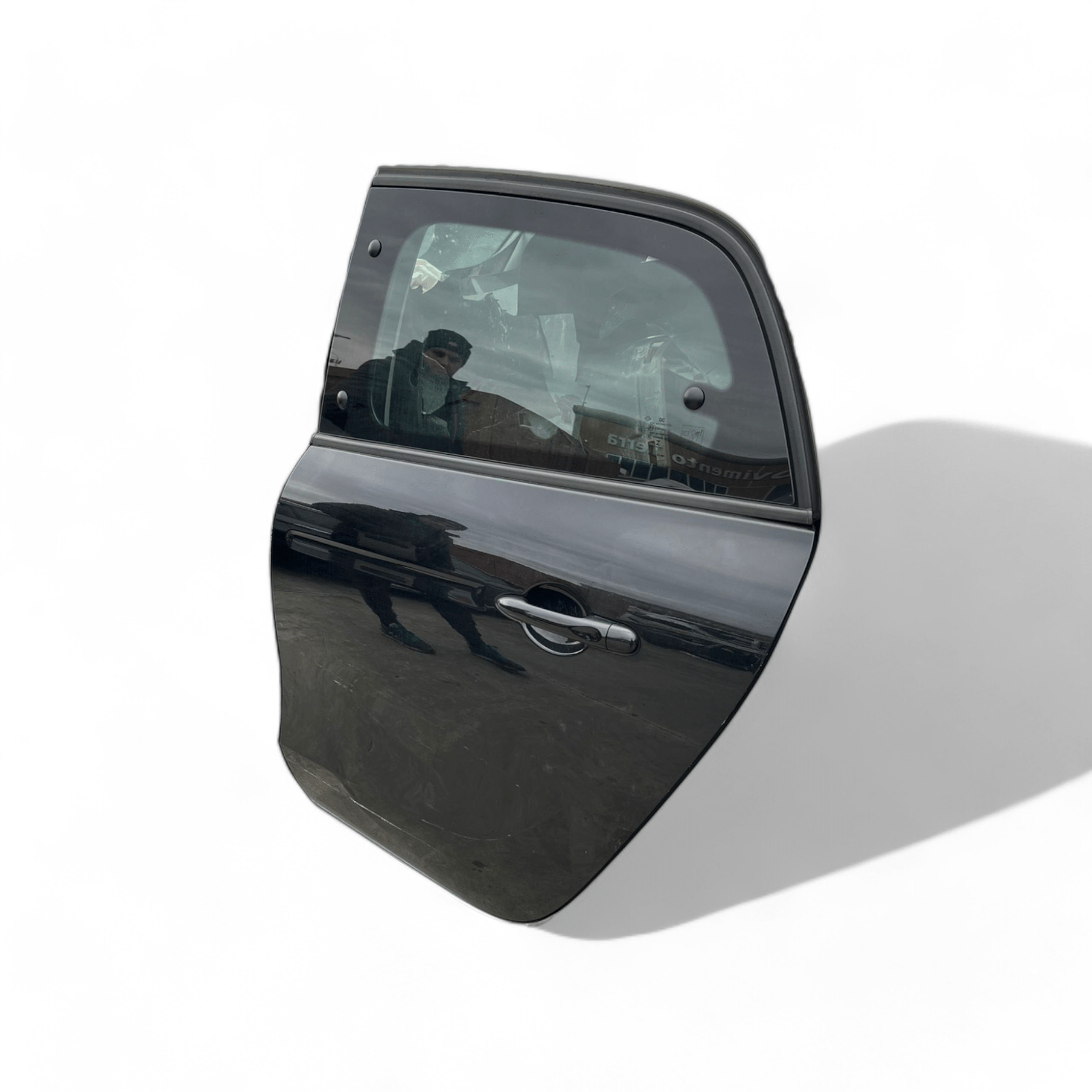 Porta / portiera / sportello posteriore sinistro nero Smart Forfour W453 (2014-2021)