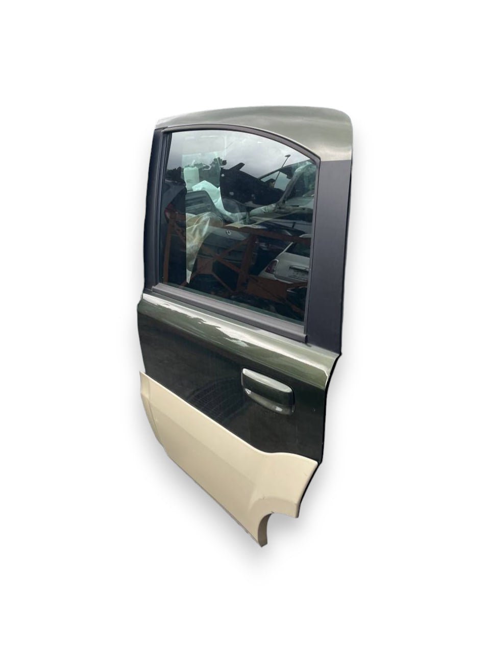 Porta / Portiera / Sportello posteriore sinistro (sx) Verde Ranger Fiat Panda 169 Cross (2009)