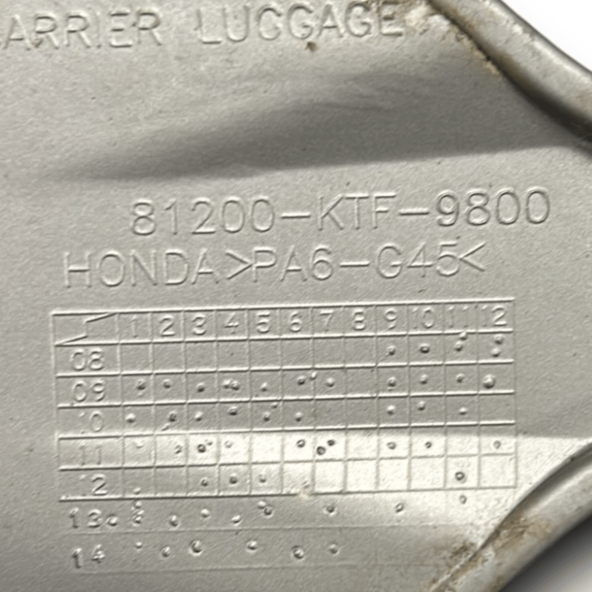 Portapacchi / Maniglione Posteriore Honda SH125 cod:81200-KTF-9800 (2013 > 2016)