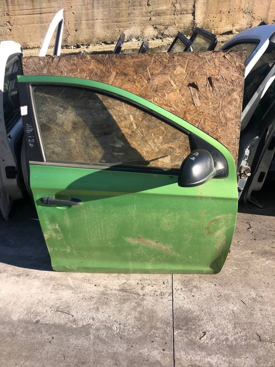 Portiera anteriore Dx Hyundai I20 verde 2012