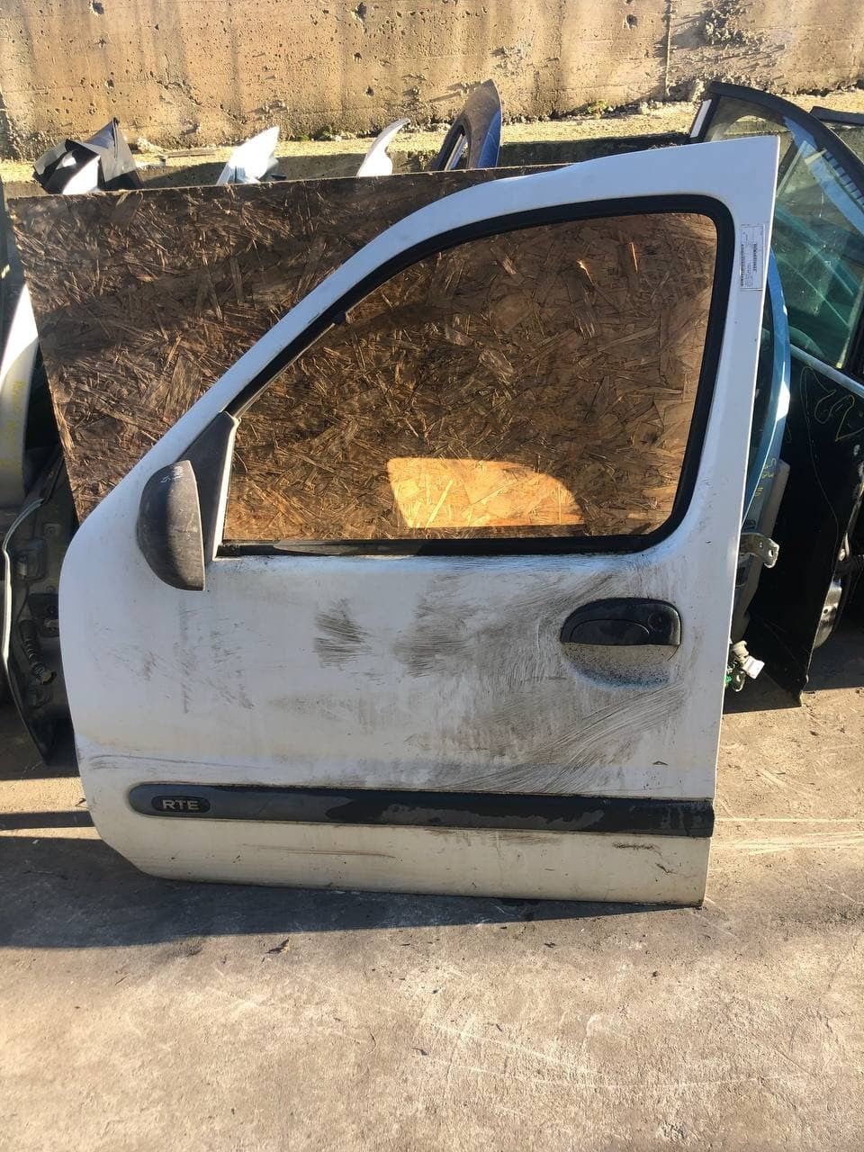 Portiera Anteriore Sx Renault Kangoo 2005 Bianca No Specchietto