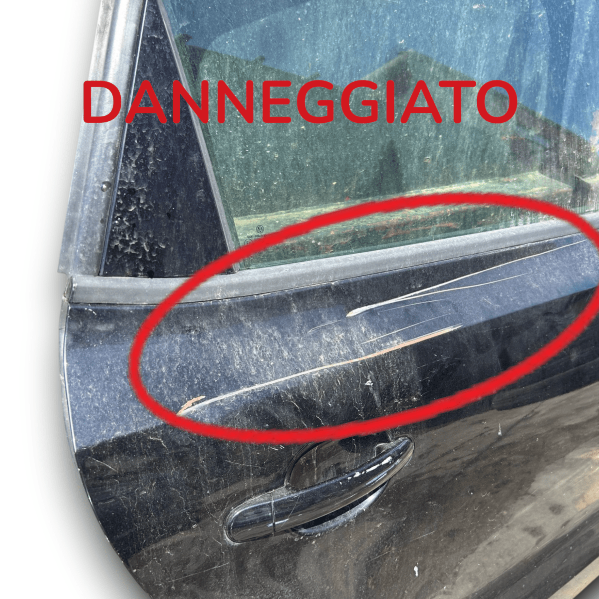 Portiera posteriore destra volkswagen polo 6r (2009 > 2017) porta / sportello