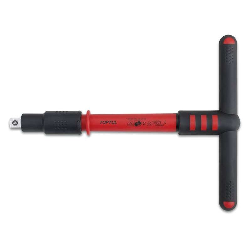 Chiave a T Con Attacco Isolato VDE Attacco 1/2" | Lunghezza 210 mm | Marca Toptul BIBA-RICAMBI