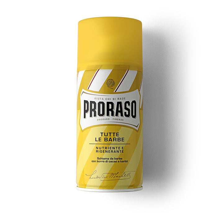PRORASO SCHIUMA DA BARBA TUTTE LE BARBE NUTRIENTE 400 ML - BIBA-RICAMBI