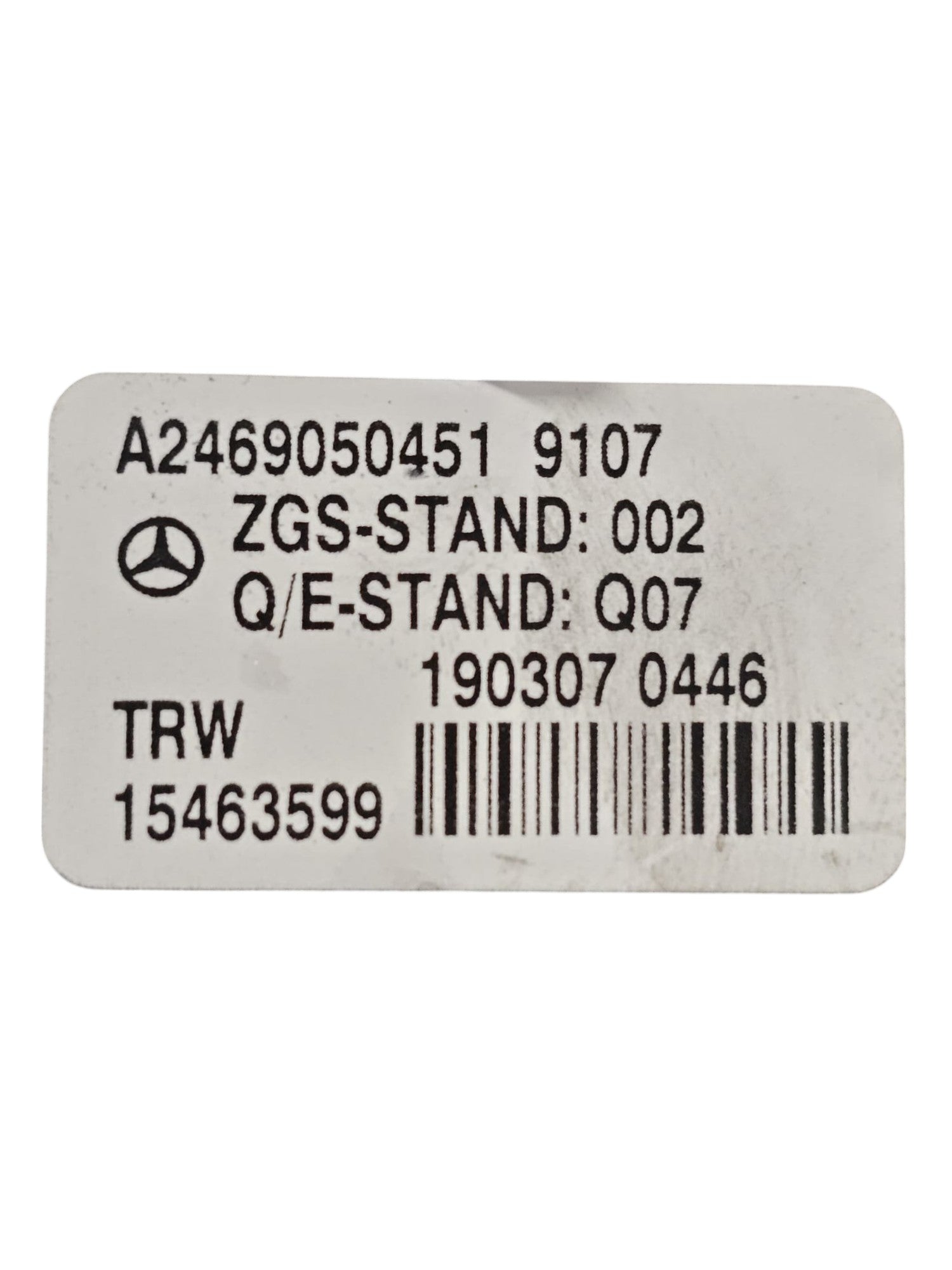 Pulsante Freno Di Stazionamento Mercedes GLA X156 Cod:A2469050451 (2013-2019)