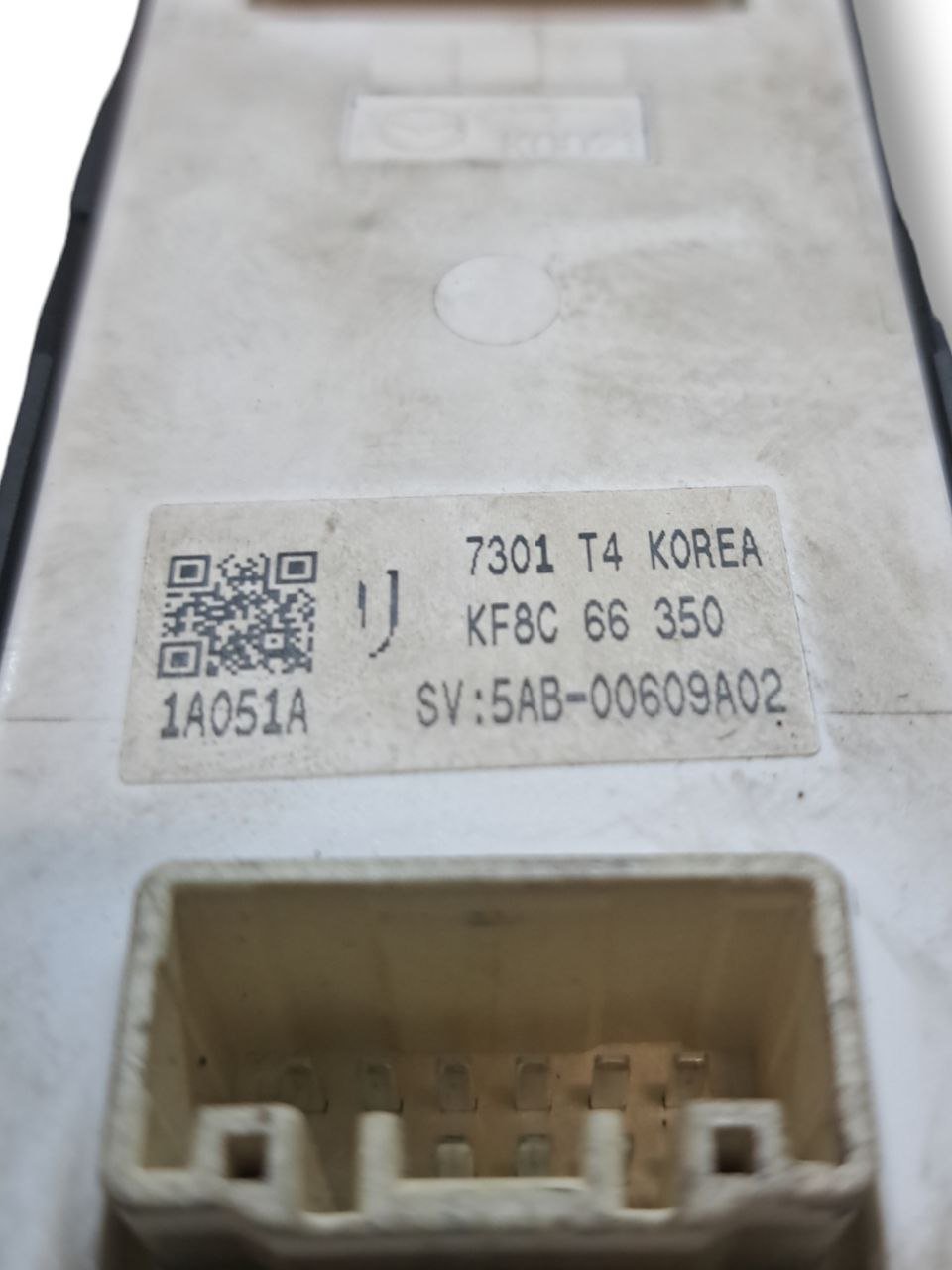 Pulsantiera Alzacristalli Anteriore Sinistra Sx Mazda CX-5 (2018) cod.KF8C66350
